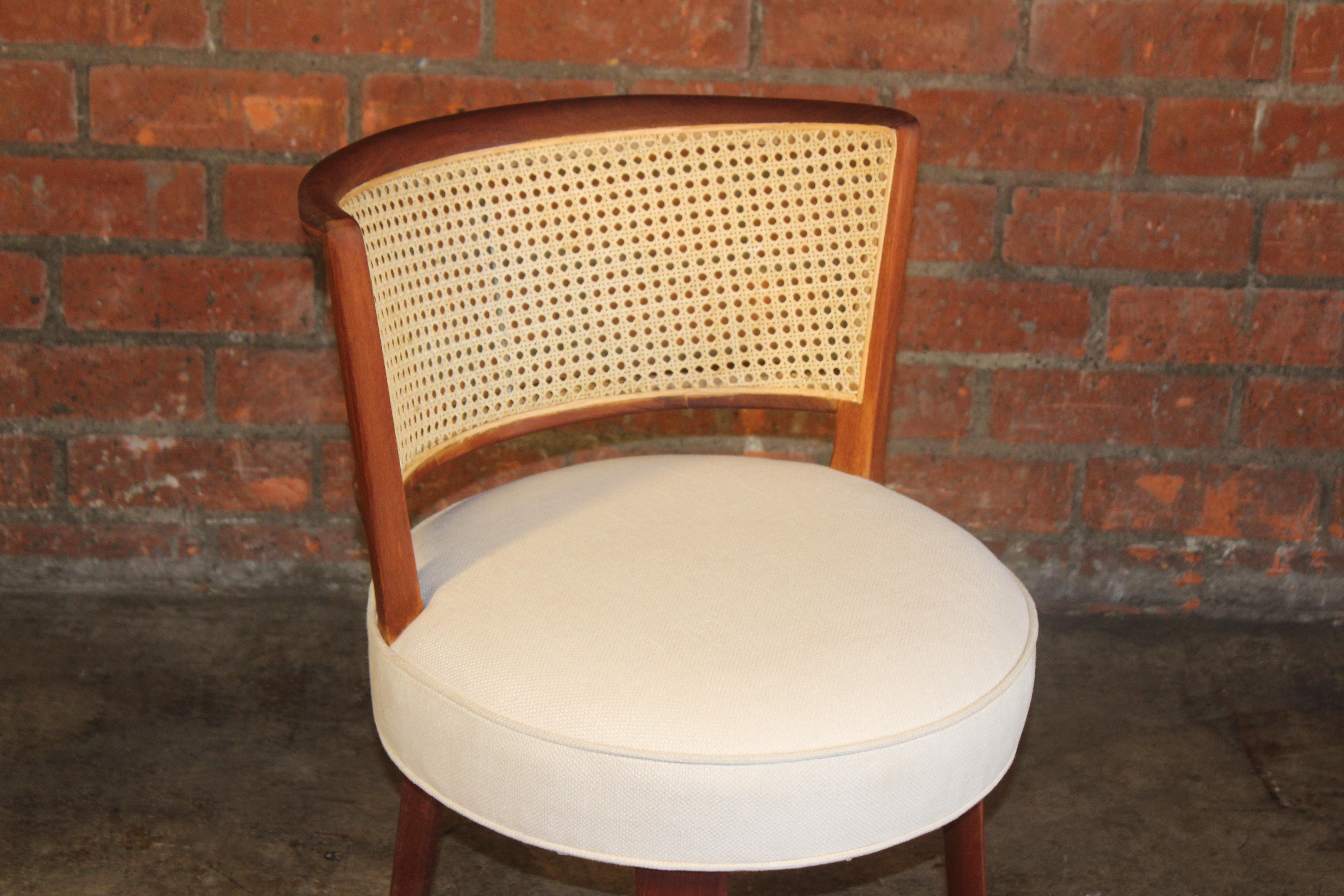 Swivel Vanity Chair by Edward Wormley for Dunbar, 1950s 5