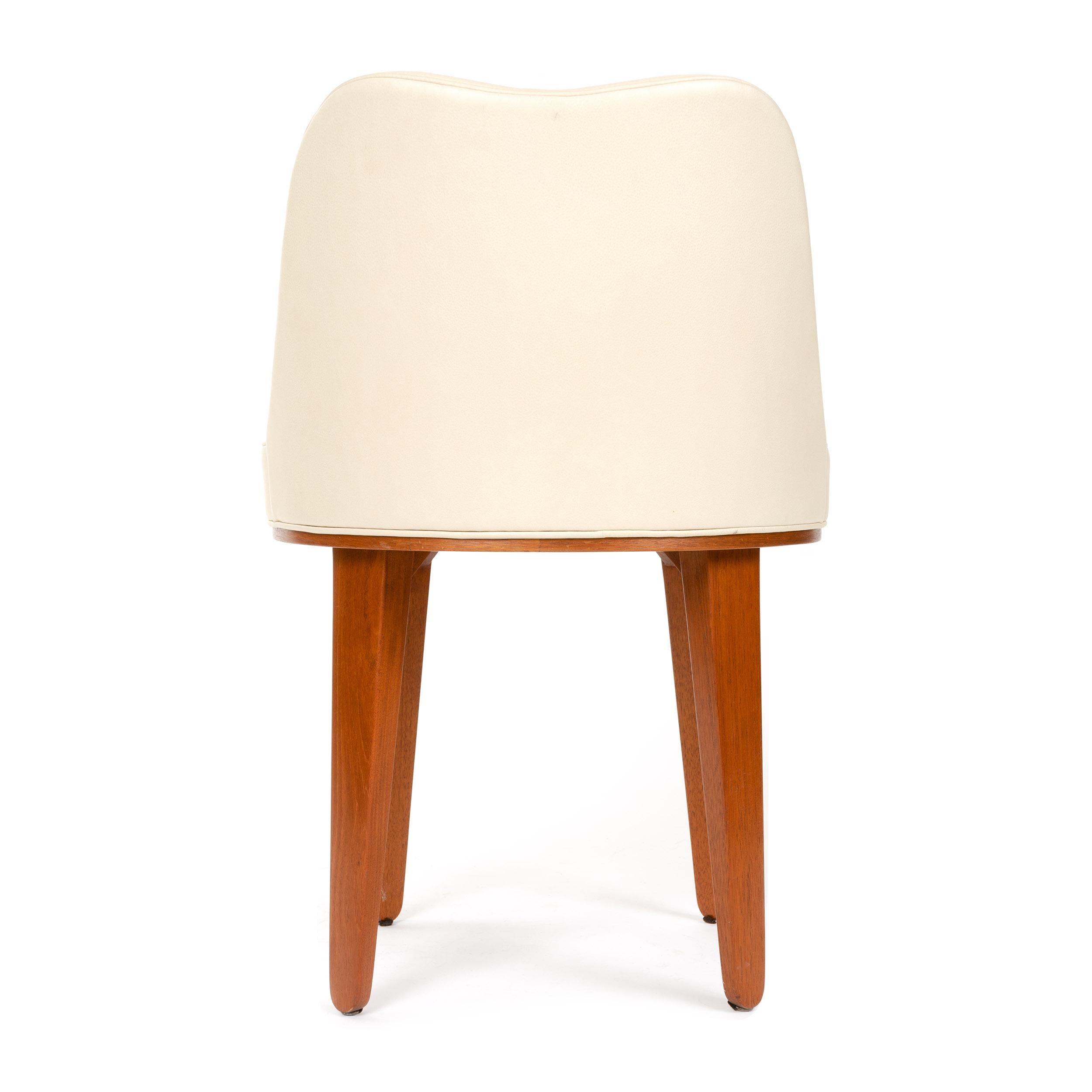 Swivel Vanity Chair by Edward Wormley for Dunbar In Excellent Condition In Sagaponack, NY