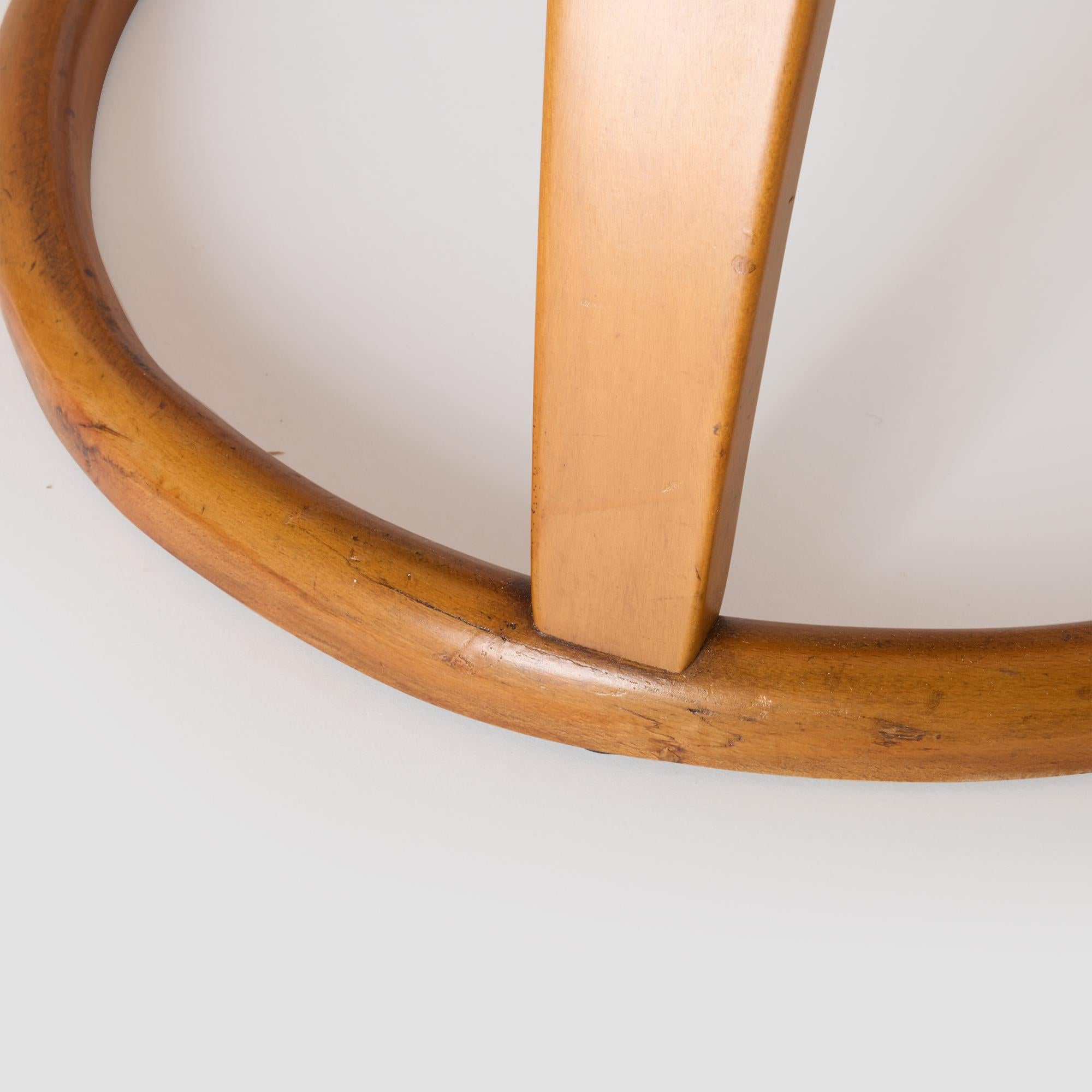 Tabouret de coiffeuse pivotant de Heywood-Wakefield en vente 2