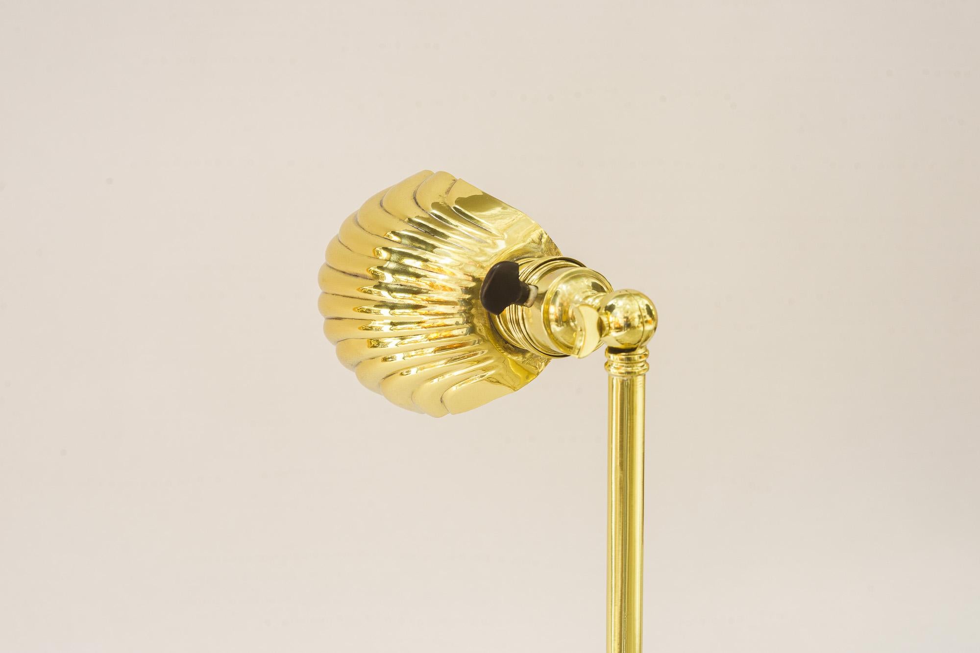 Metal Swiveling Art Deco Clamp Table Lamp, circa around 1920s