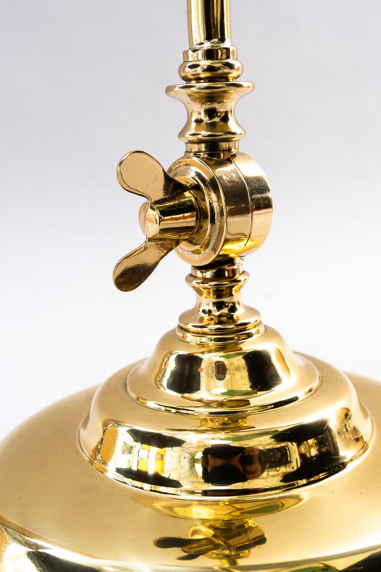 Swiveling banker table lamp vienna around 1920s 8
