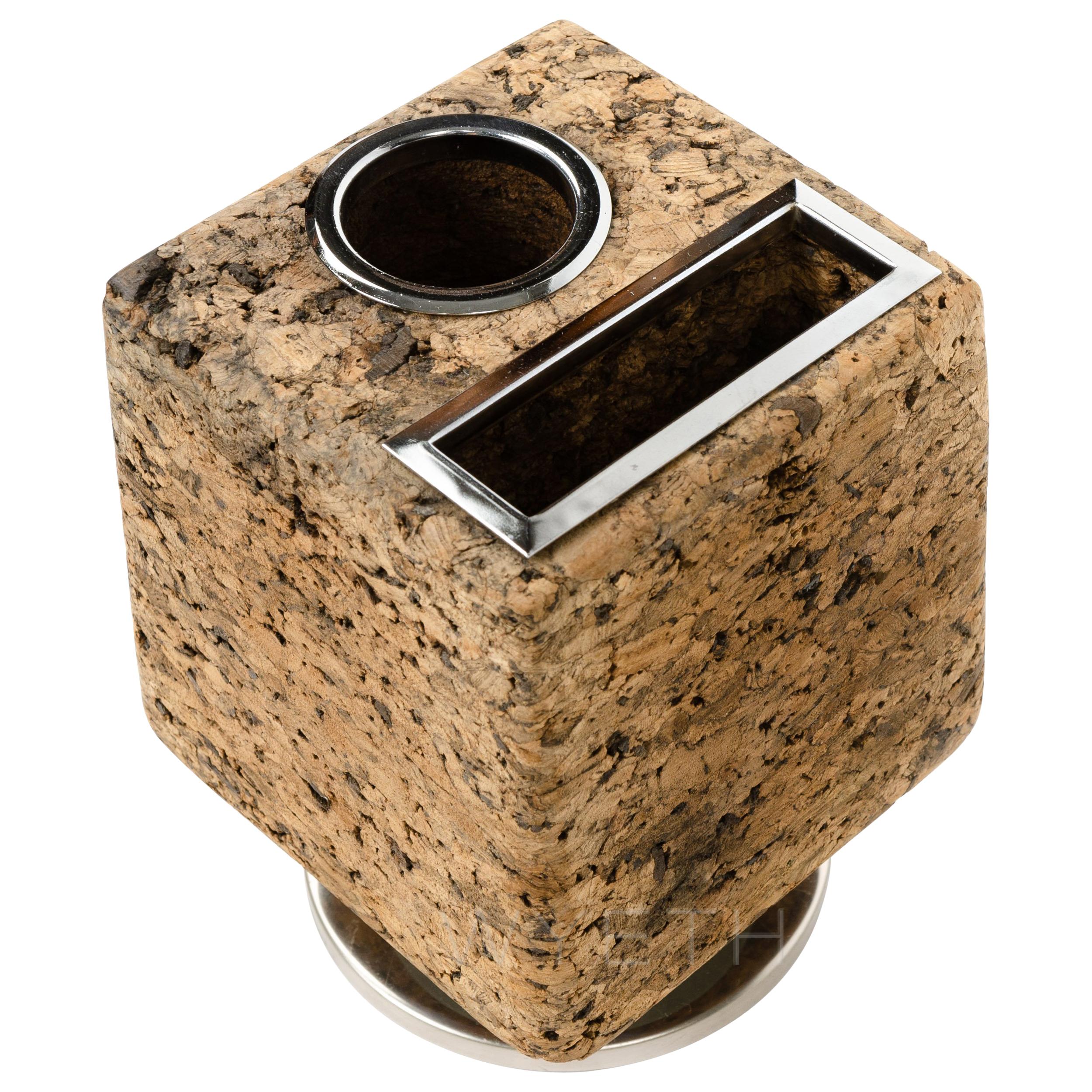 Swiveling Cork Desk Organizer at 1stDibs