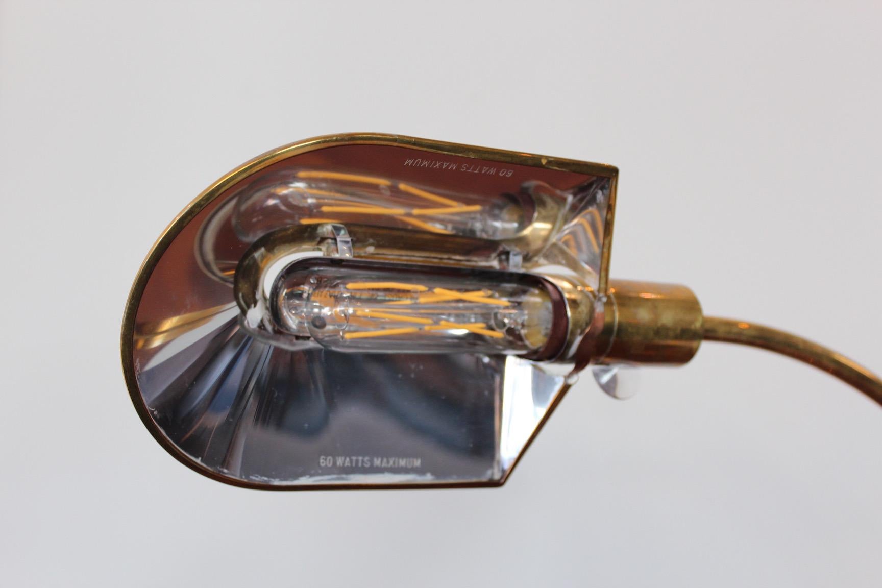 Brass Swiveling Desk Lamp by Cedric Hartman