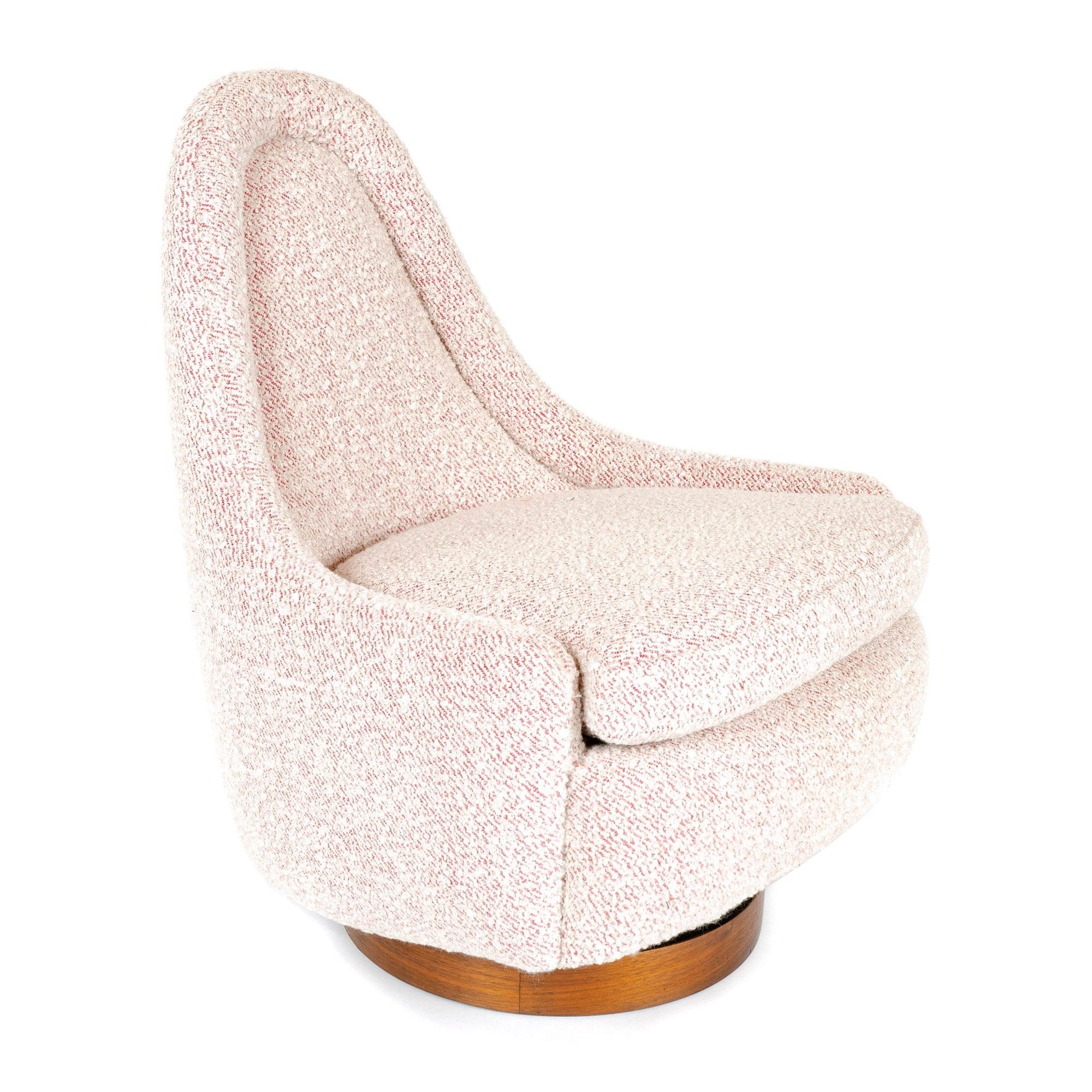Américain Chaise longue pivotante de Milo Baughman pour Thayer Coggin Inc en vente