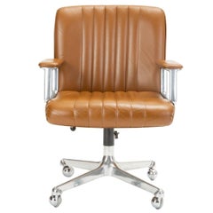 Swiveling Office Chair on Casters by Osvaldo Borsani for Tecno