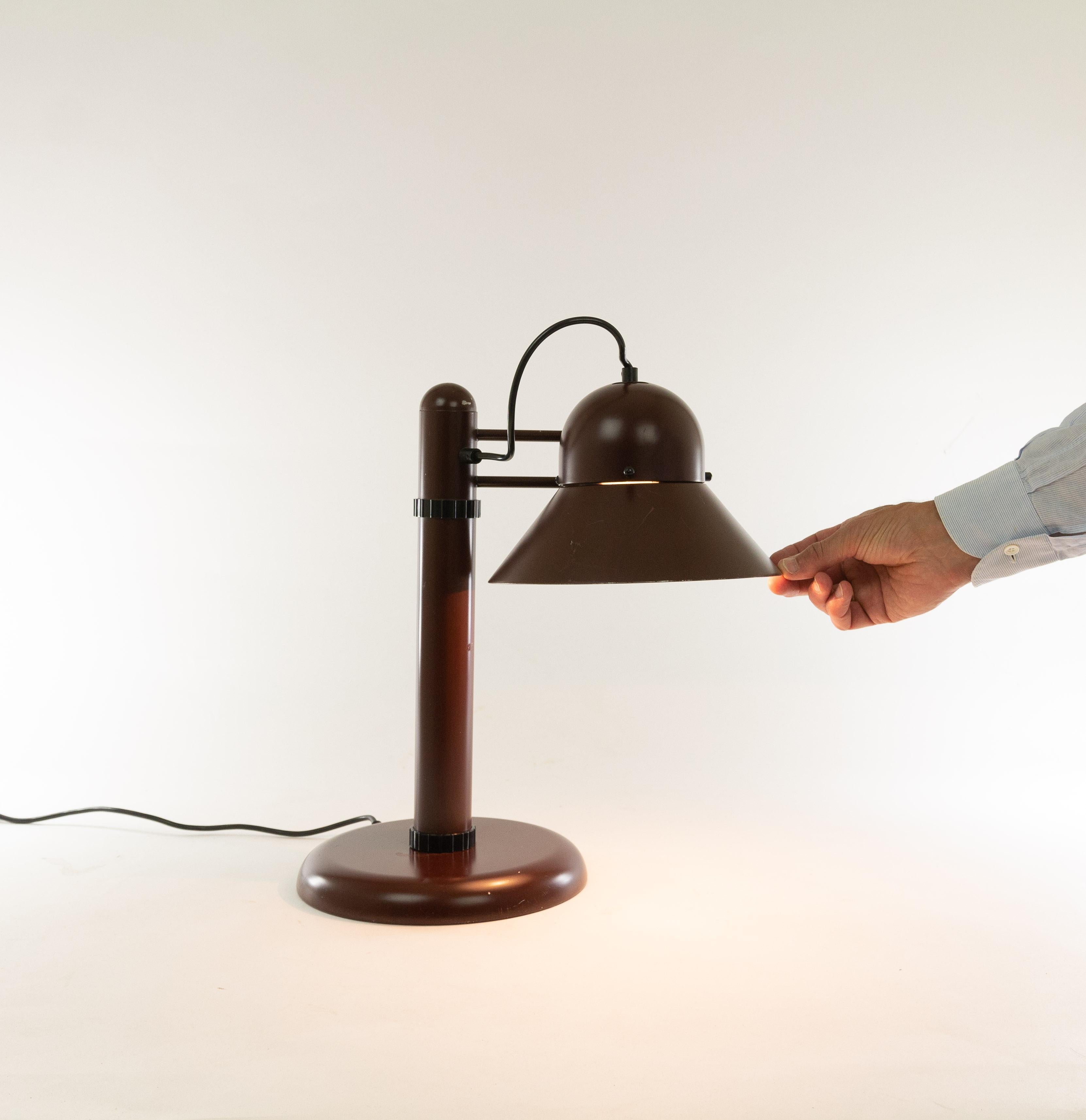 Late 20th Century Swiveling Table Lamp by Gae Aulenti for Stilnovo, 1970s For Sale