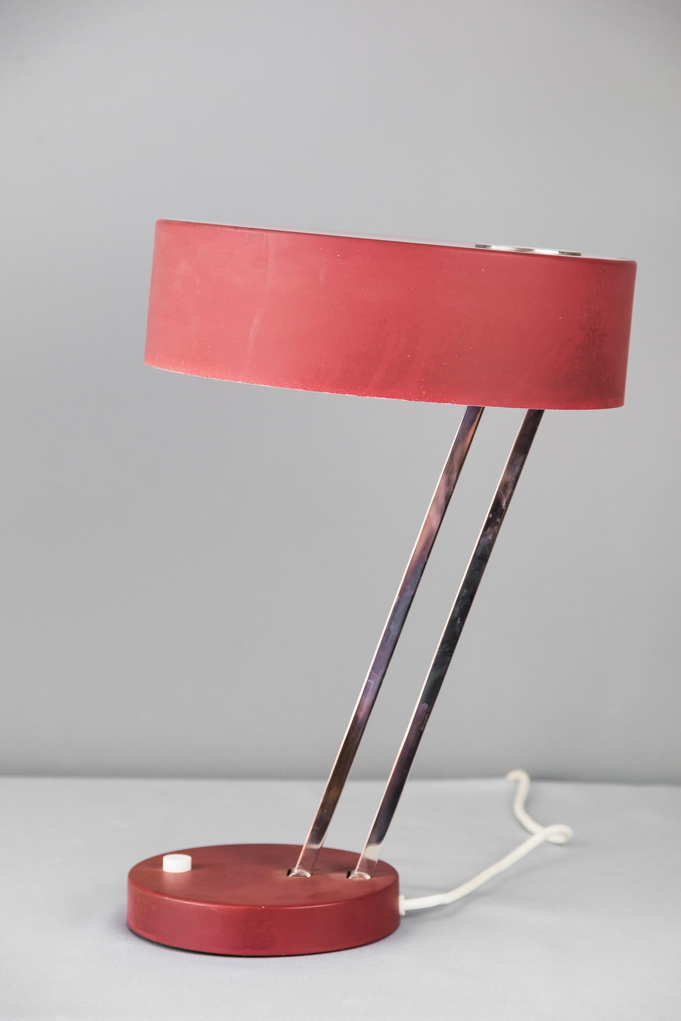 Painted Swiveling Table Lamp, Italy, circa 1960s For Sale