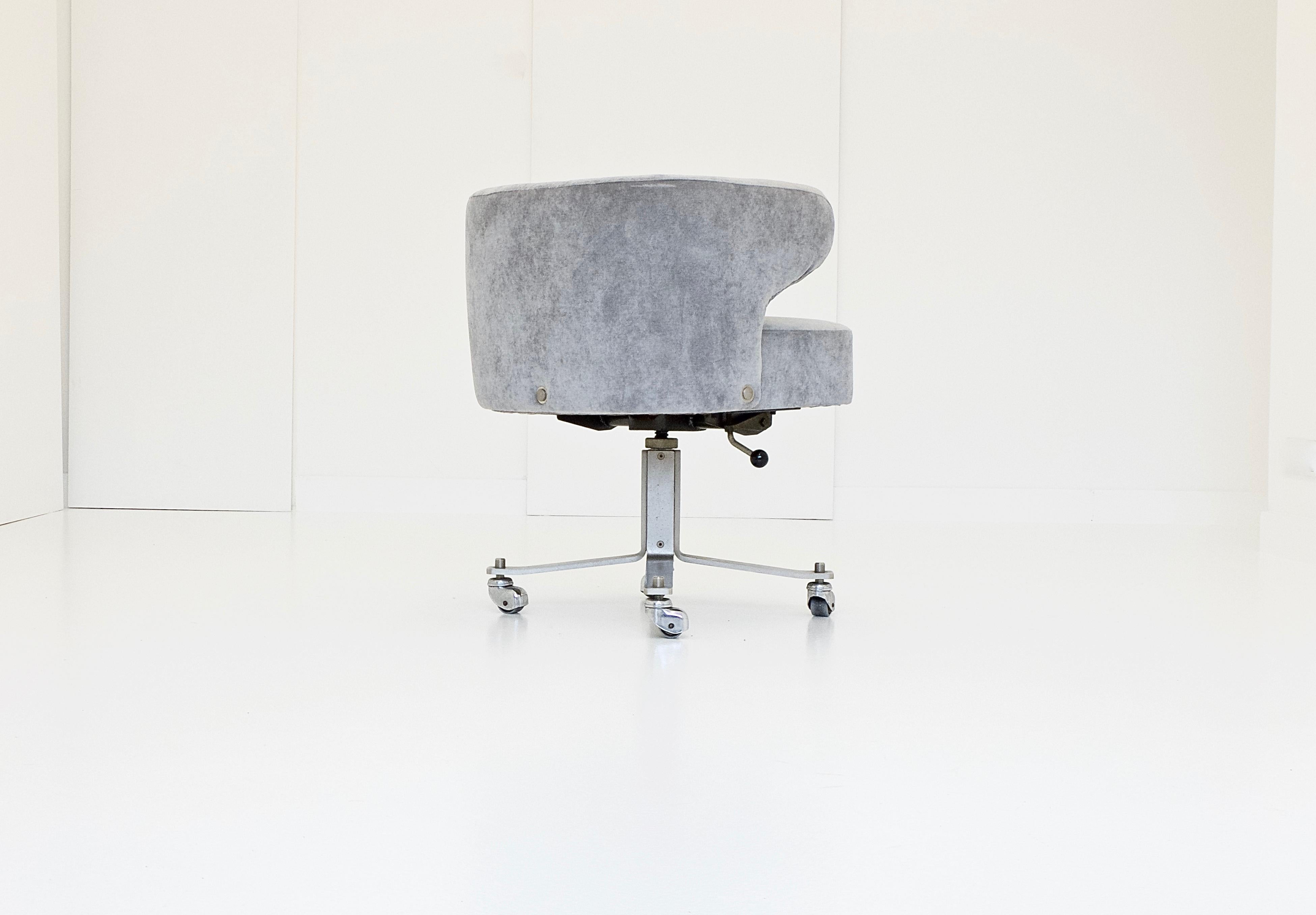 Steel Swivelling Poney Desk Chair by Gianni Moscatelli for Formanova, Italy, 1970