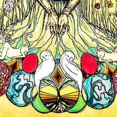 Moni e lo sfinge (abbellito a mano)