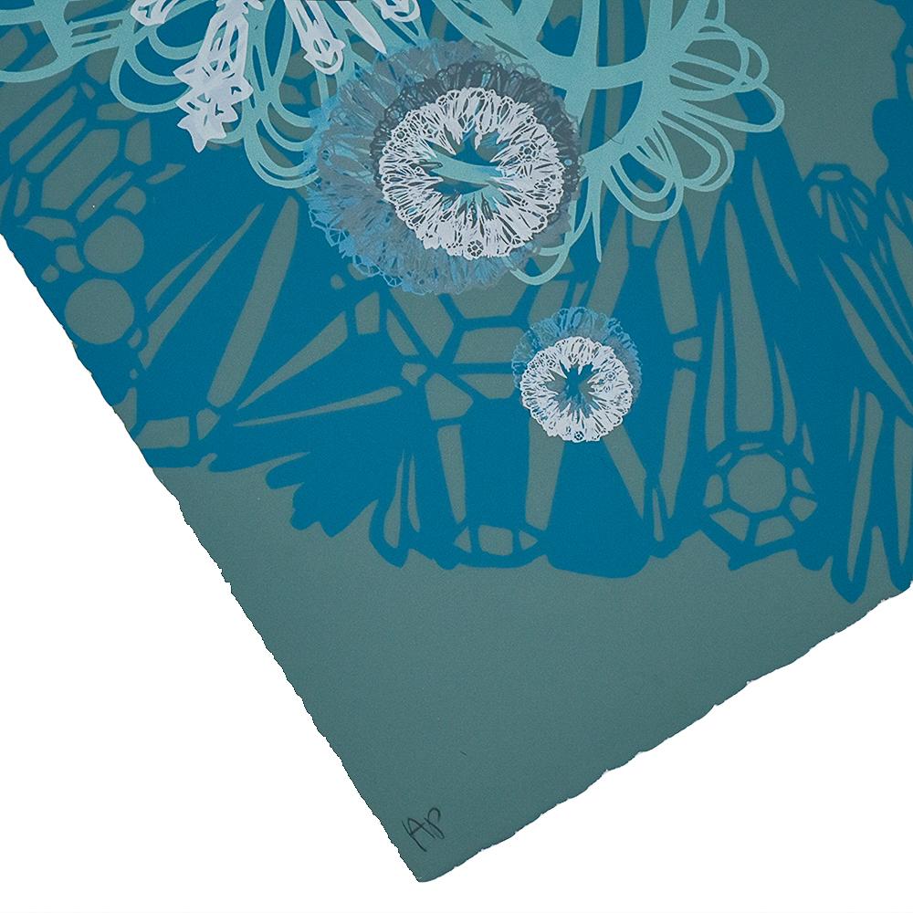 Snow Blossoms (épreuve d'artiste unique embellie à la main) en vente 1