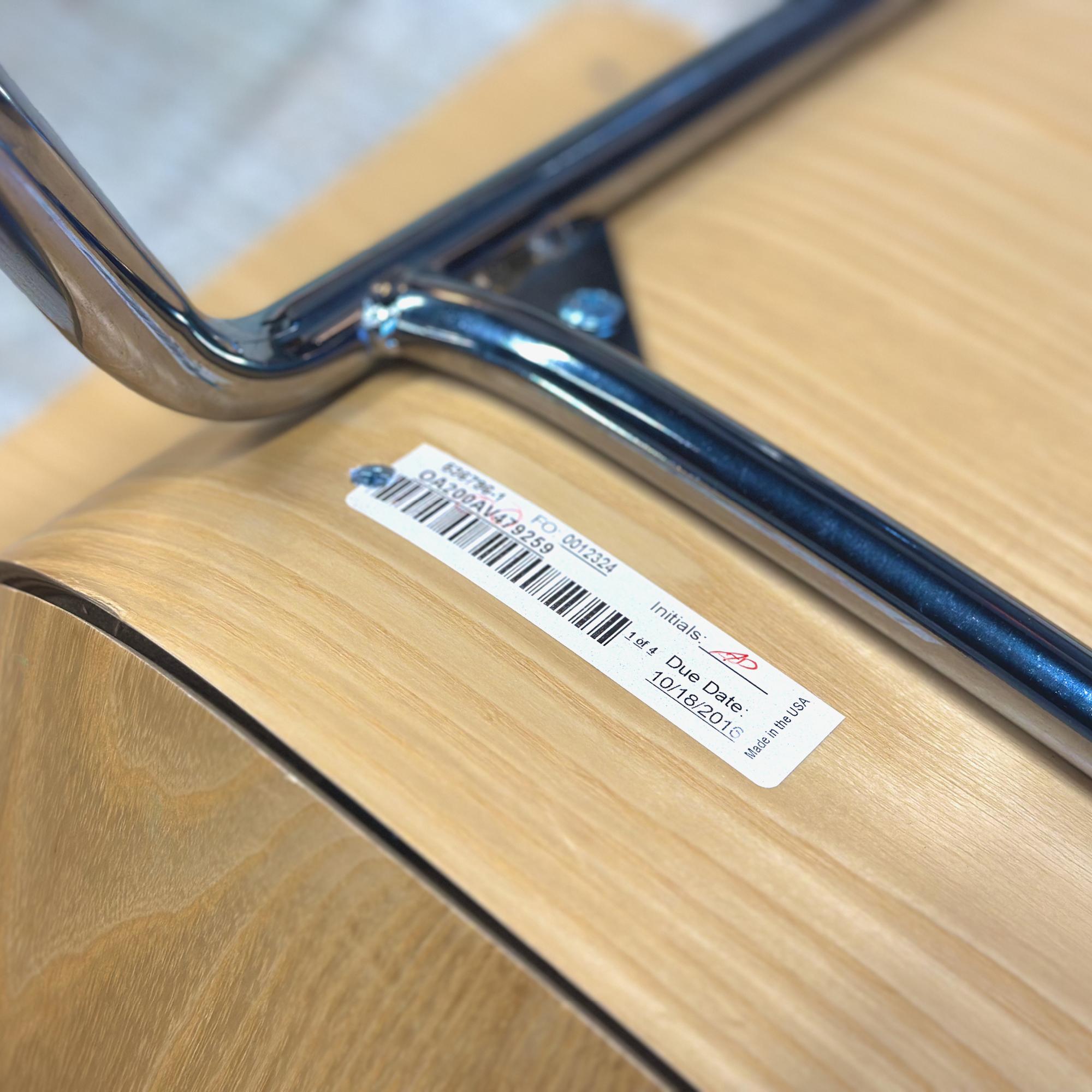 Sedie da salotto in compensato Swoop in lana e frassino di Brian Kane per Herman Miller, Coppia in vendita 6