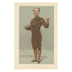 Sword and Pen: Egerton Castle, a Dual Virtuoso in Vanity Fair 1905 by 'Spy'