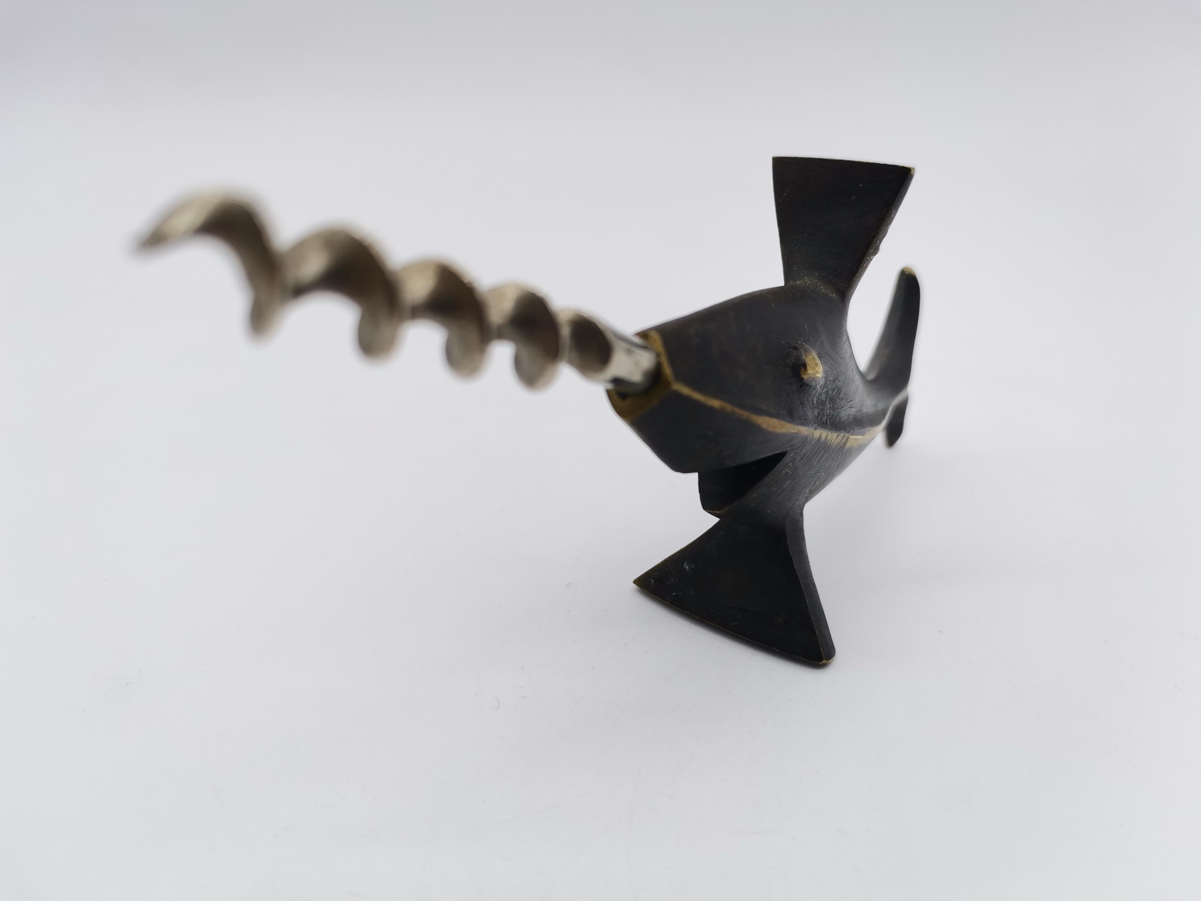 A cork screw in shape of a sword fish by Hertha Baller/Walter Bosse.