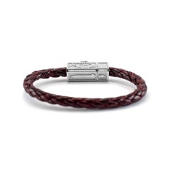 Sword Limited Memento Mori 18K White Gold Titanium White Black Diamond Bracelet