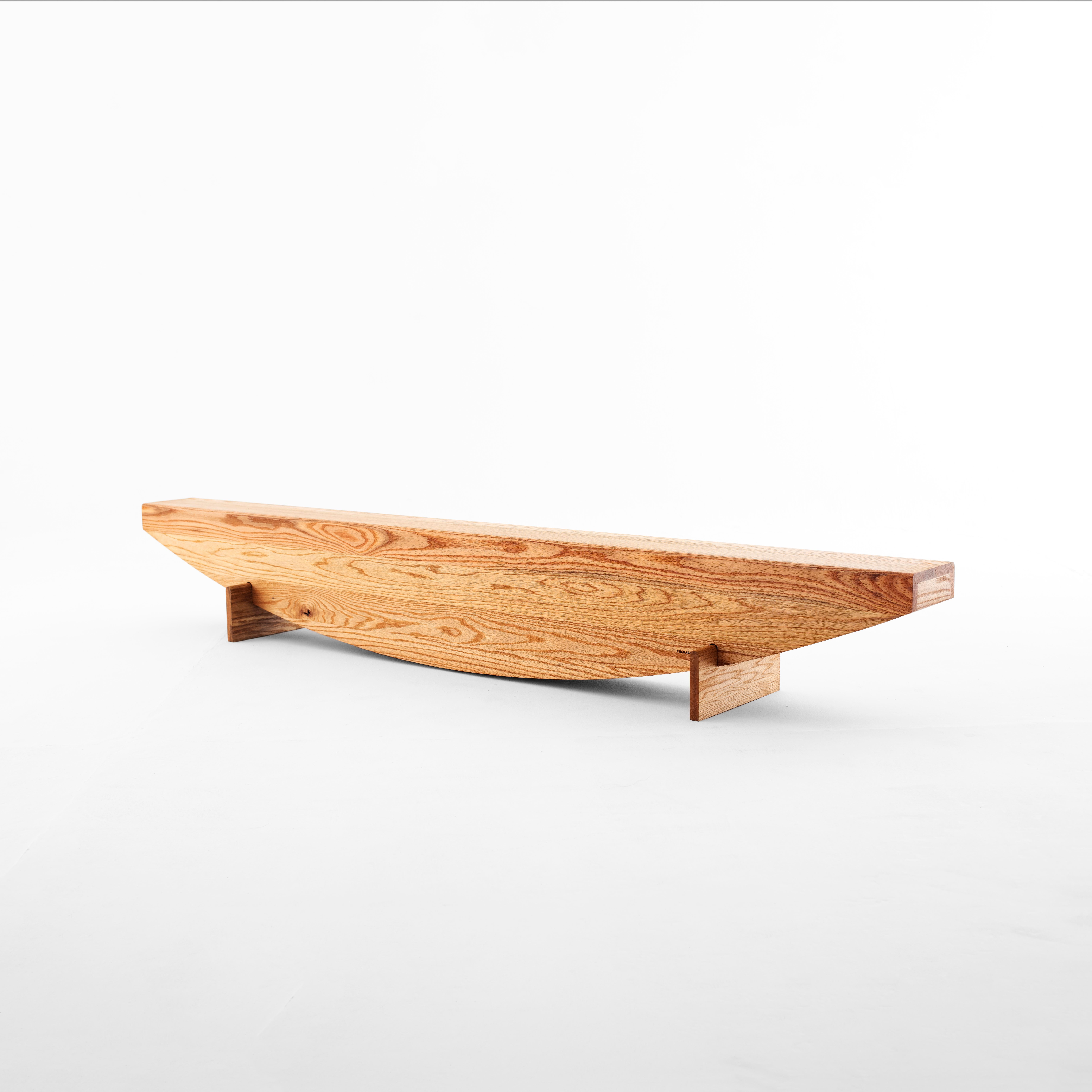 Hand-Crafted SYB Balancín Alza, Mexican Contemporary Bench by Emiliano Molina for Cuchara For Sale