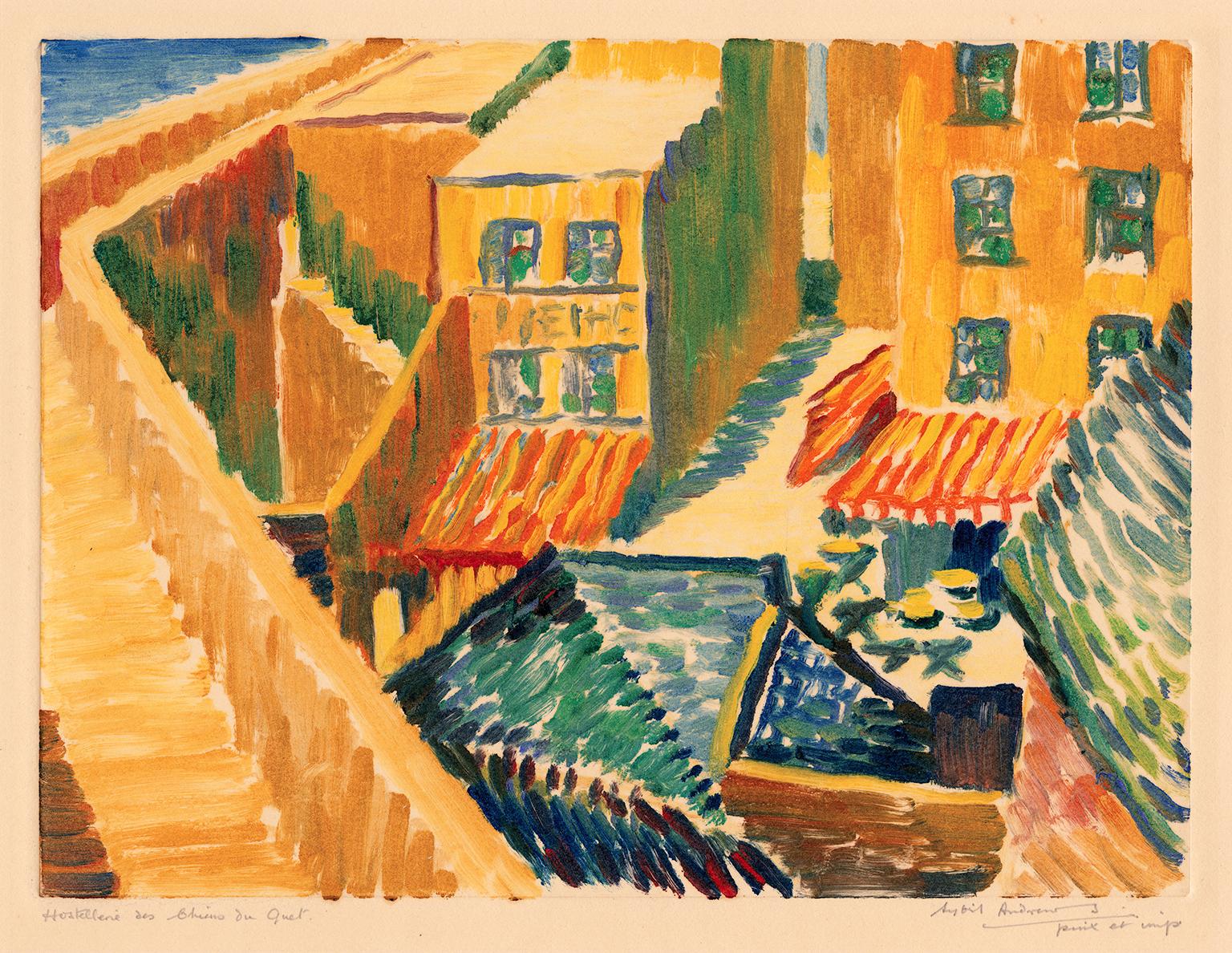 'Hostellerie des Chiens du Guet' — 1920s British Impressionism