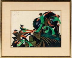 The New Cable British Modern Mid 20th Century Vorticist European Vorticism Woman