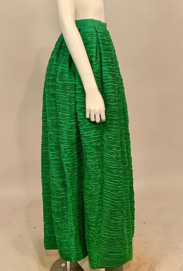 Sybil Connolly Irish Couture Hand Pleated Handkerchief Linen Evening ...