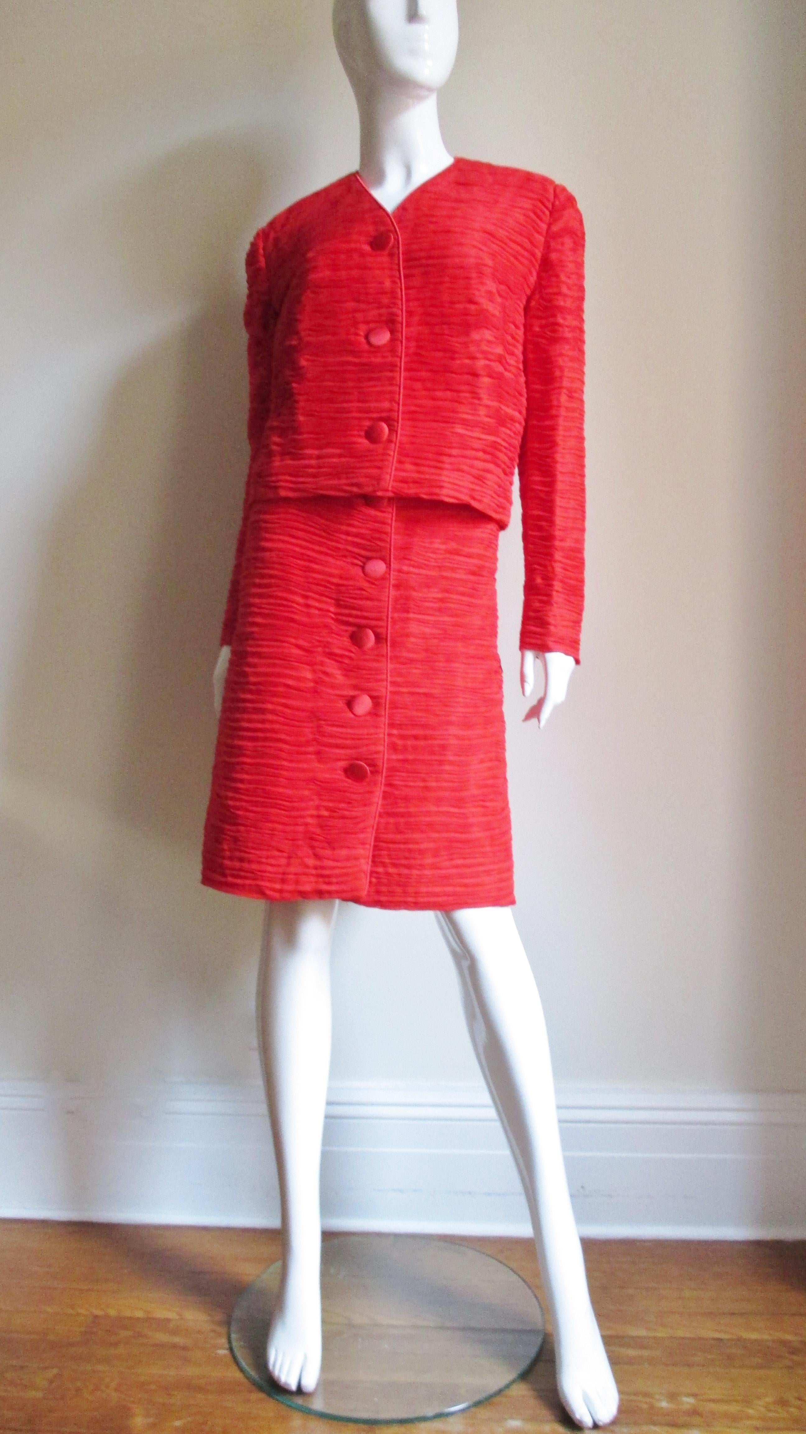 Sybil Connolly Skirt Suit 1960s In Excellent Condition For Sale In Water Mill, NY