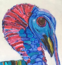 Brilliantly Colorful Contemporary Turkey Oil Radiates with Jewellike Patterns