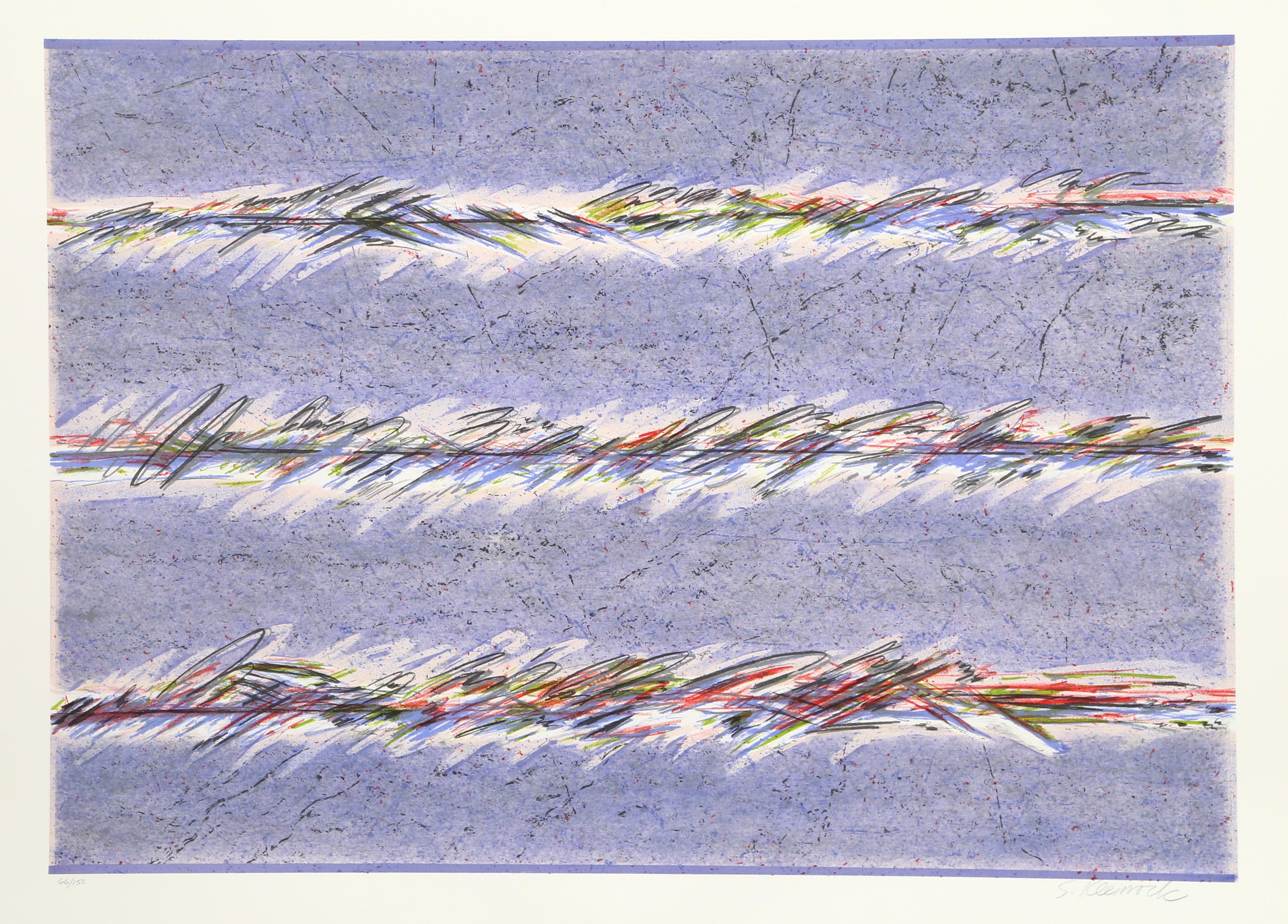 Dreamfields (Lila)
Sybil Kleinrock, Amerikanerin
Datum: ca. 1978
Lithographie, mit Bleistift signiert und nummeriert
Auflage von 150 Stück
Größe: 21,5 x 29 Zoll (54,61 x 73,66 cm)