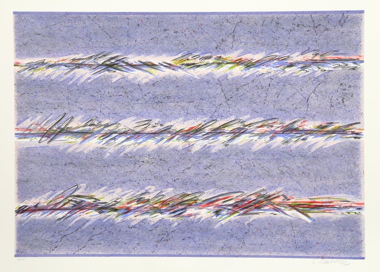 Dreamfields (Purple)
Sybil Kleinrock, American
Date: circa 1978
Lithograph, signed and numbered in pencil
Edition of 150
Size: 21.5 x 29 in. (54.61 x 73.66 cm)