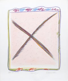 Sybil Kleinrock - Midway I-A, lithographie abstraite coloriée à la main de Sybil Kleinrock Midway I-A, lithographie abstraite coloriée à la main de Sybil Kleinrock