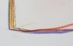 Midway I-B, Abstract Hand-Colored Lithograph by Sybil Kleinrock