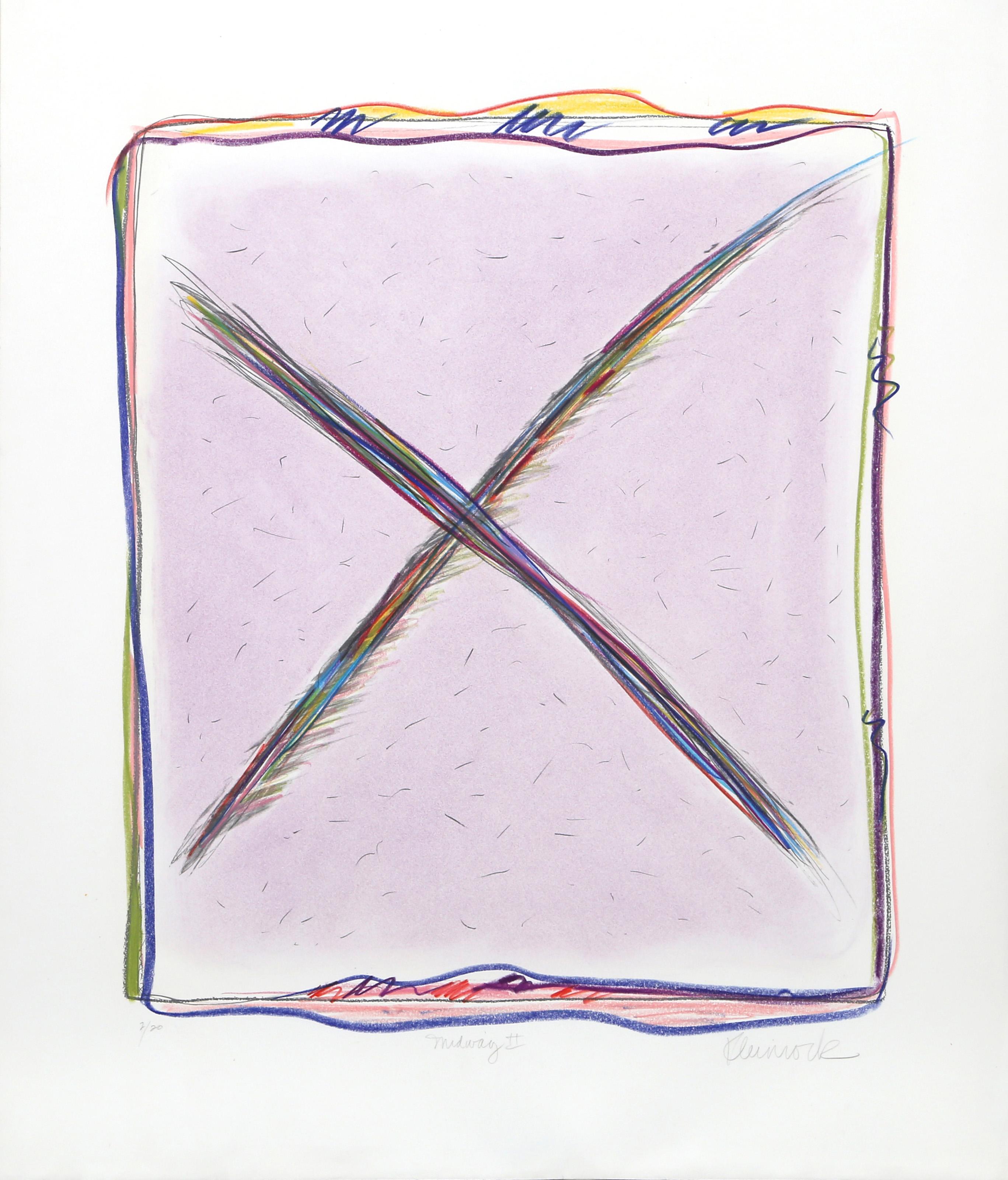 Midway Stage II-B, Abstract Lithograph by Sybil Kleinrock