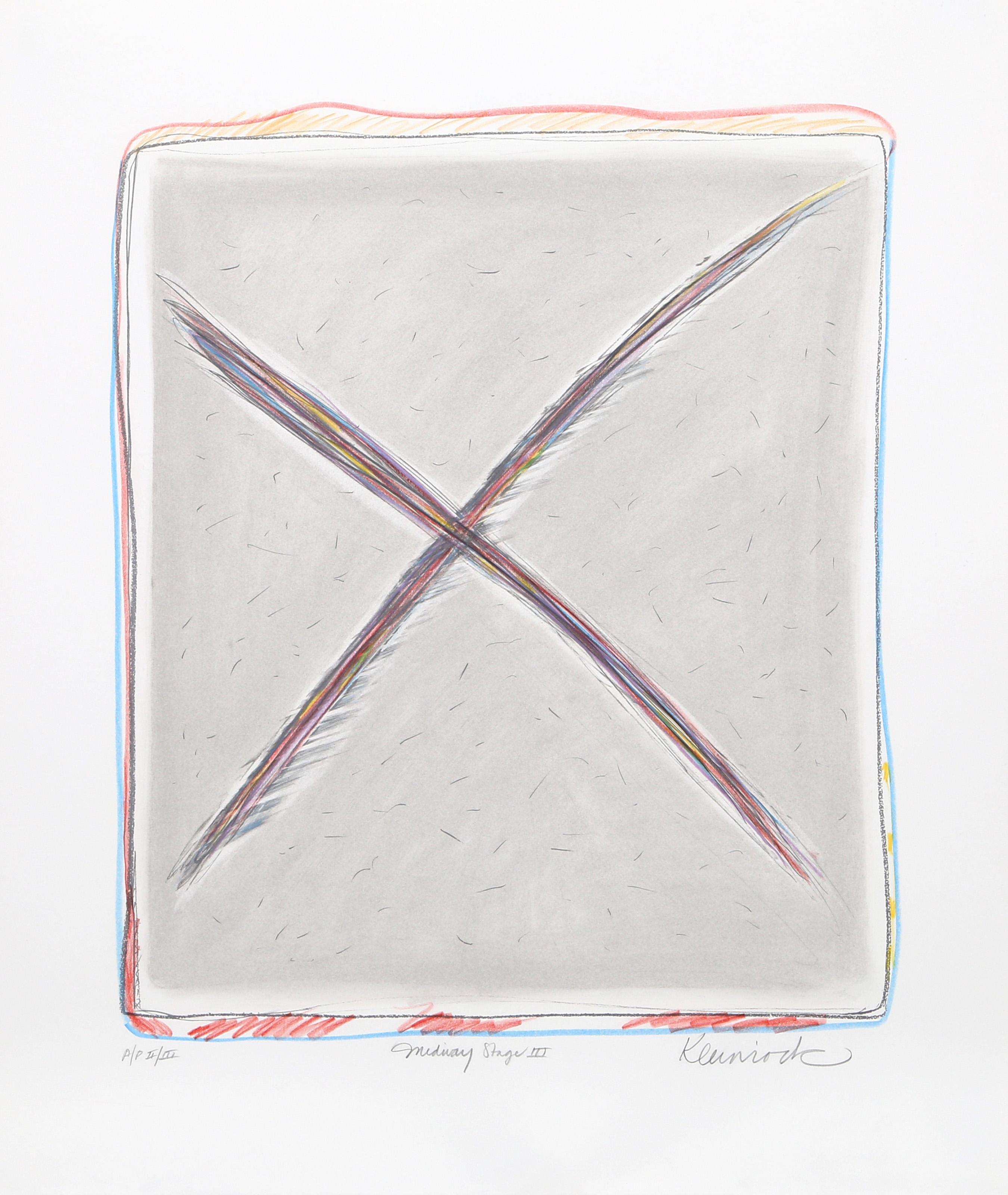 Midway Stage III-A, Abstract Lithograph by Sybil Kleinrock