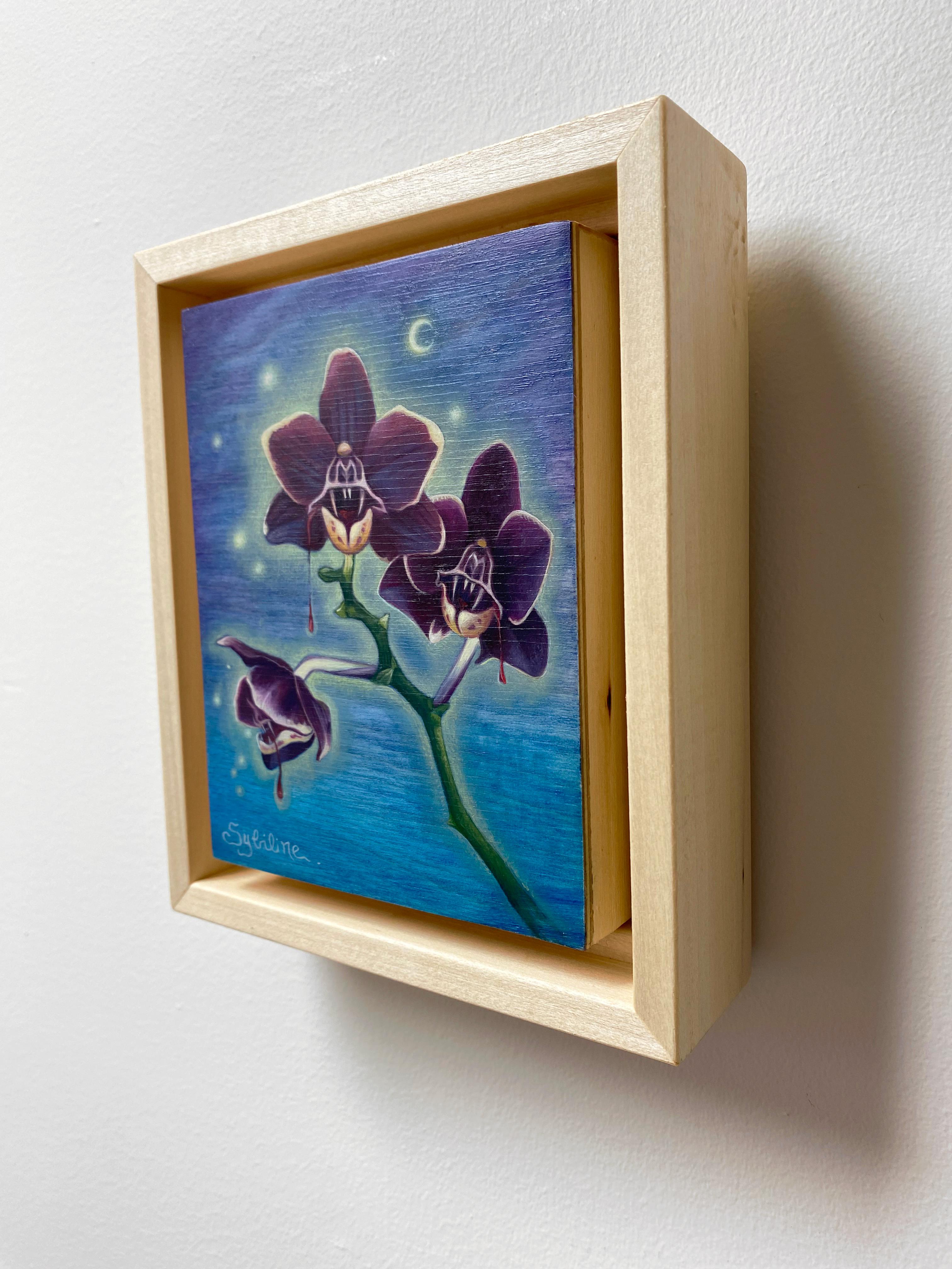 „Sanguis Maledictum“ (2023) von Sybiline, Ölgemälde, Surreales Stillleben im Angebot 2