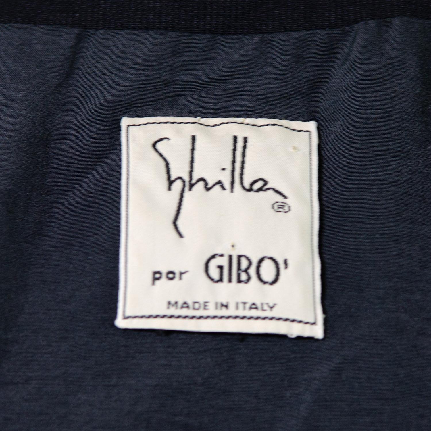 SYBILLA POR GIBO 1990s Rare Spiderweb Shoulder Detail Dress S / M 2