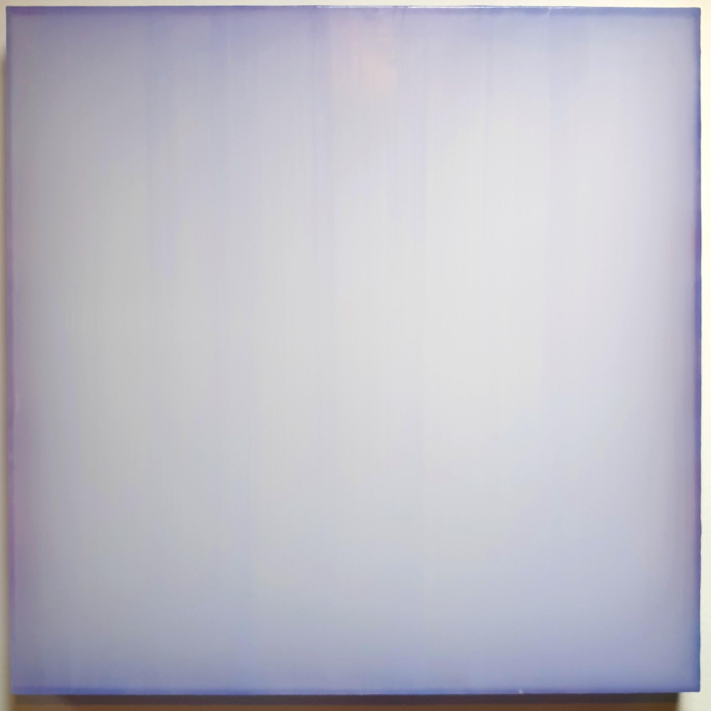 Coronachrome hellviolett - contemporary modern abstract wax painting relief