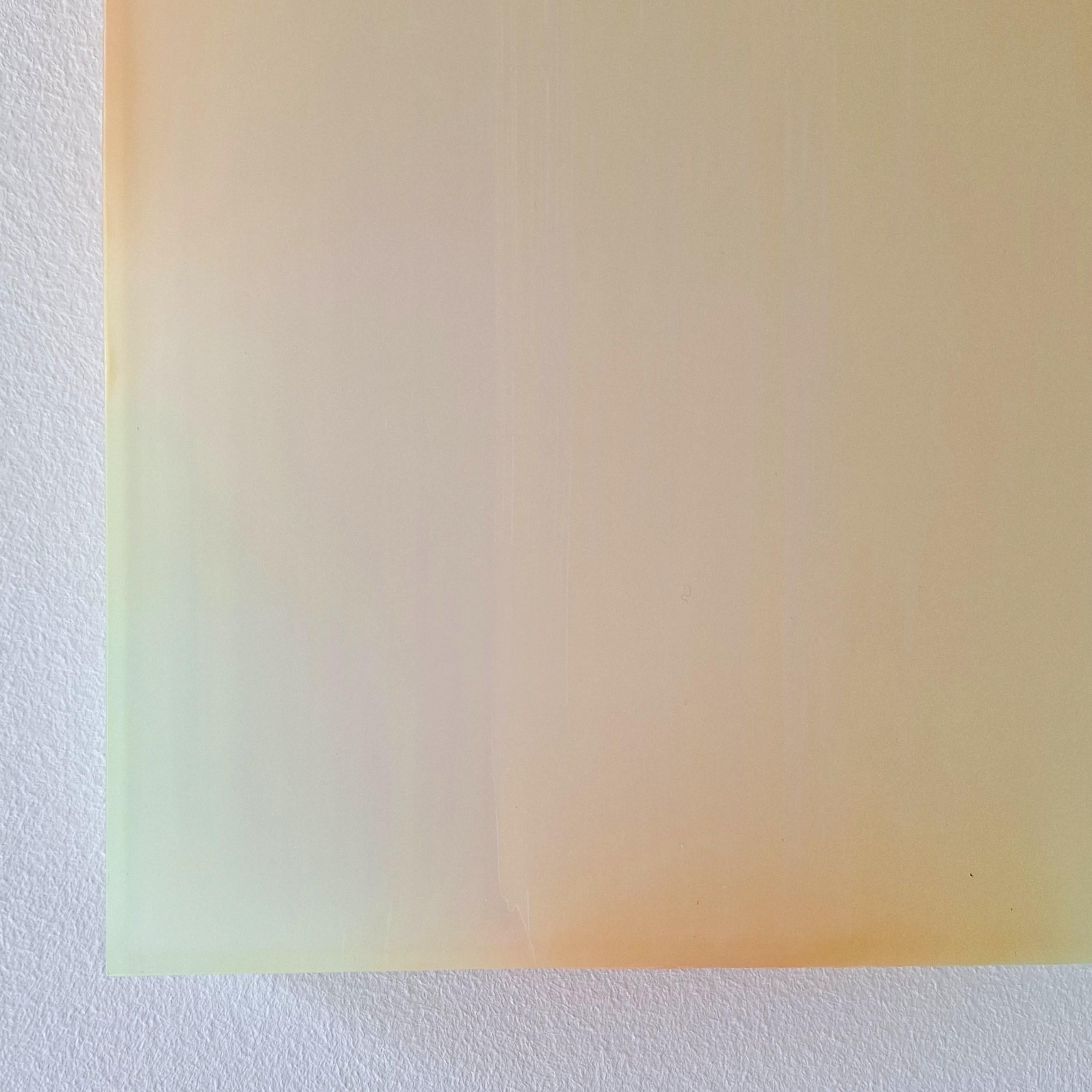 Farblichtung neapelgelb - abstract contemporary modern sculptural painting For Sale 1