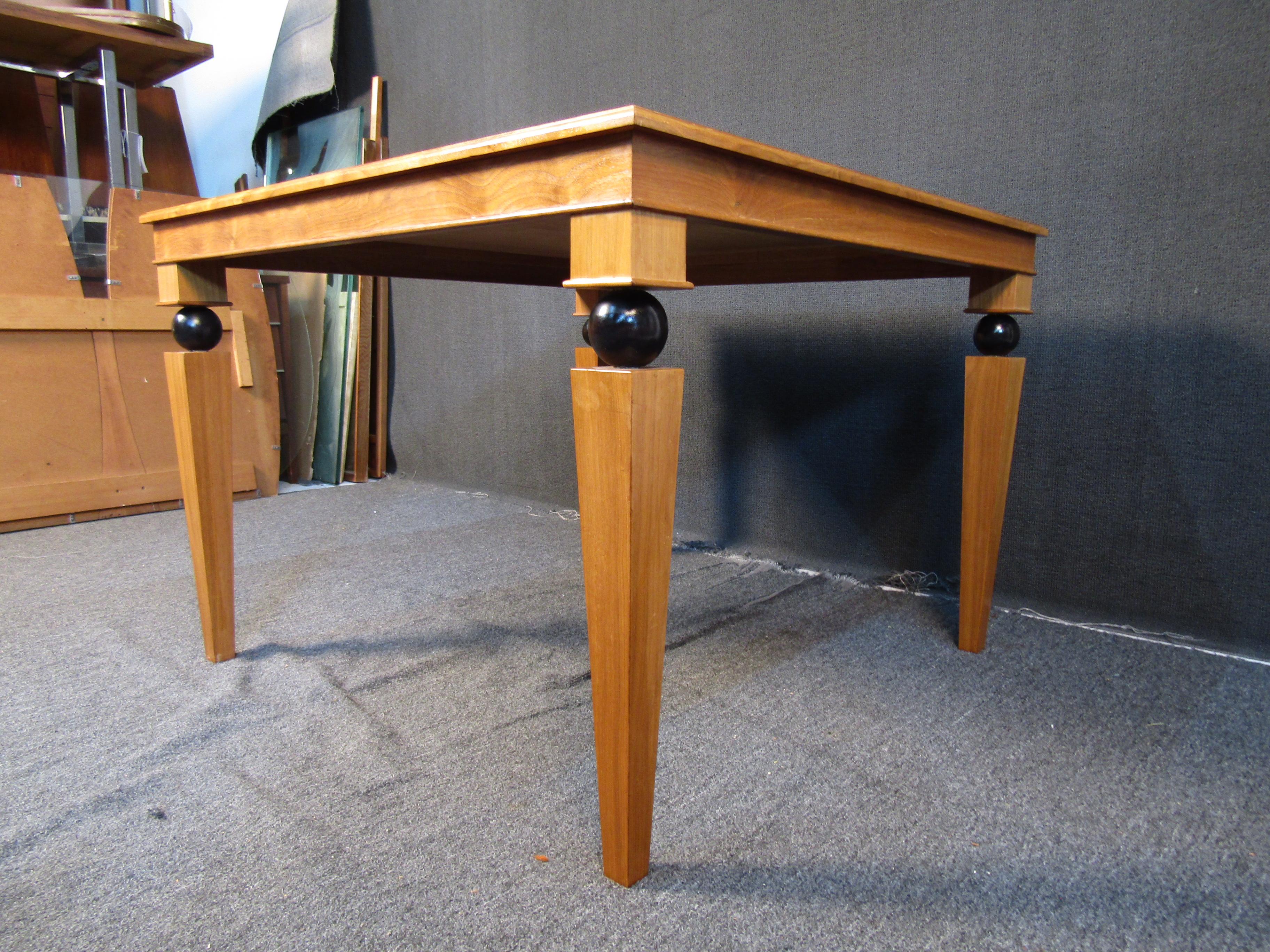 Mid-Century Modern Sycamore Center Table in the Style of Andre Arbus
