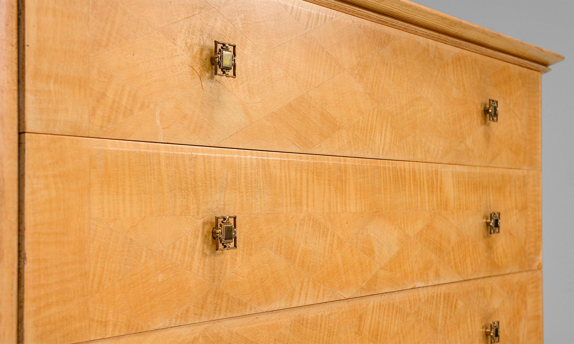 Modern Sycamore Commode, France, circa 1950