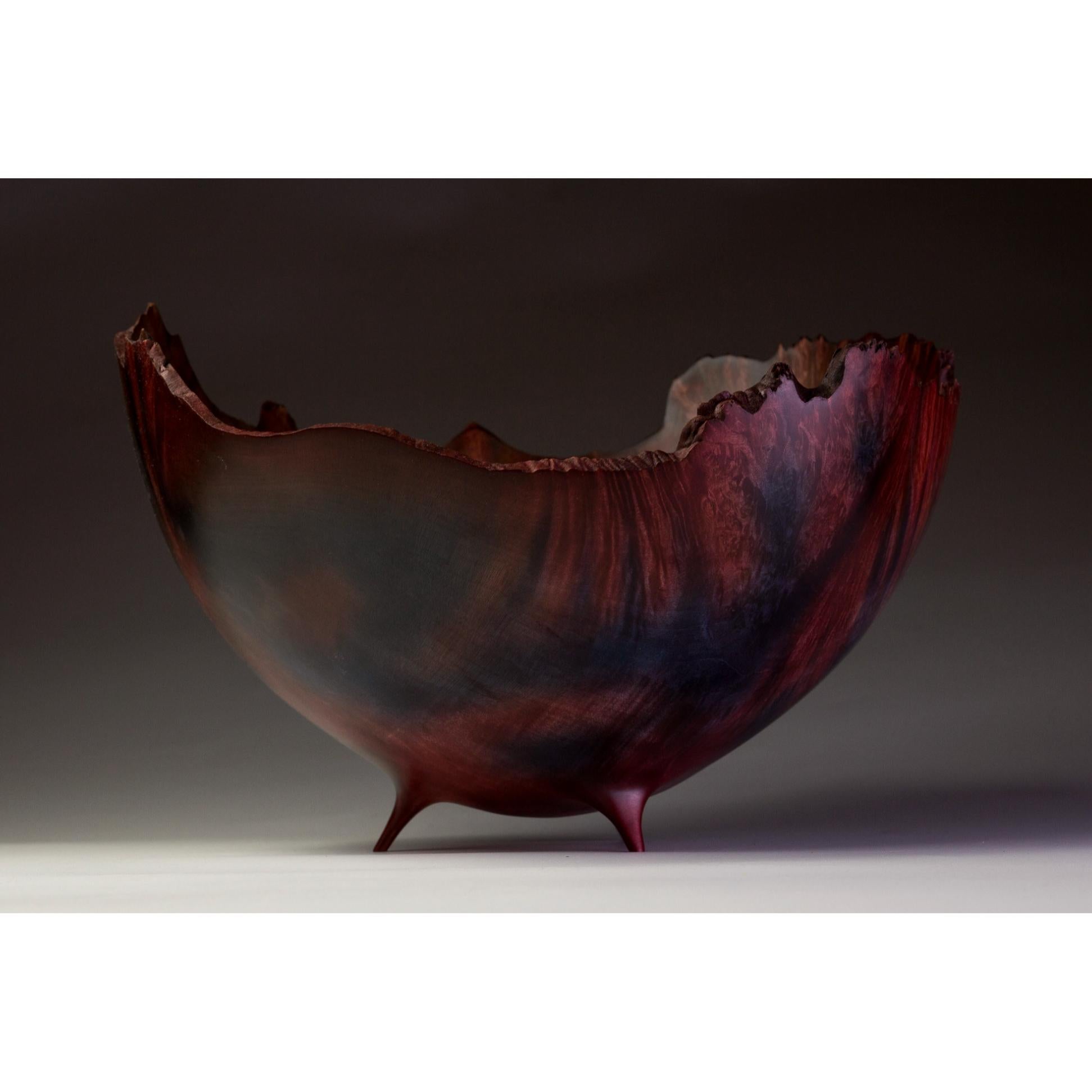 Contemporary Sycamore Maple Burl Bowl by Vlad Droz