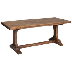Sycamore Slab Dining Table, circa 1870