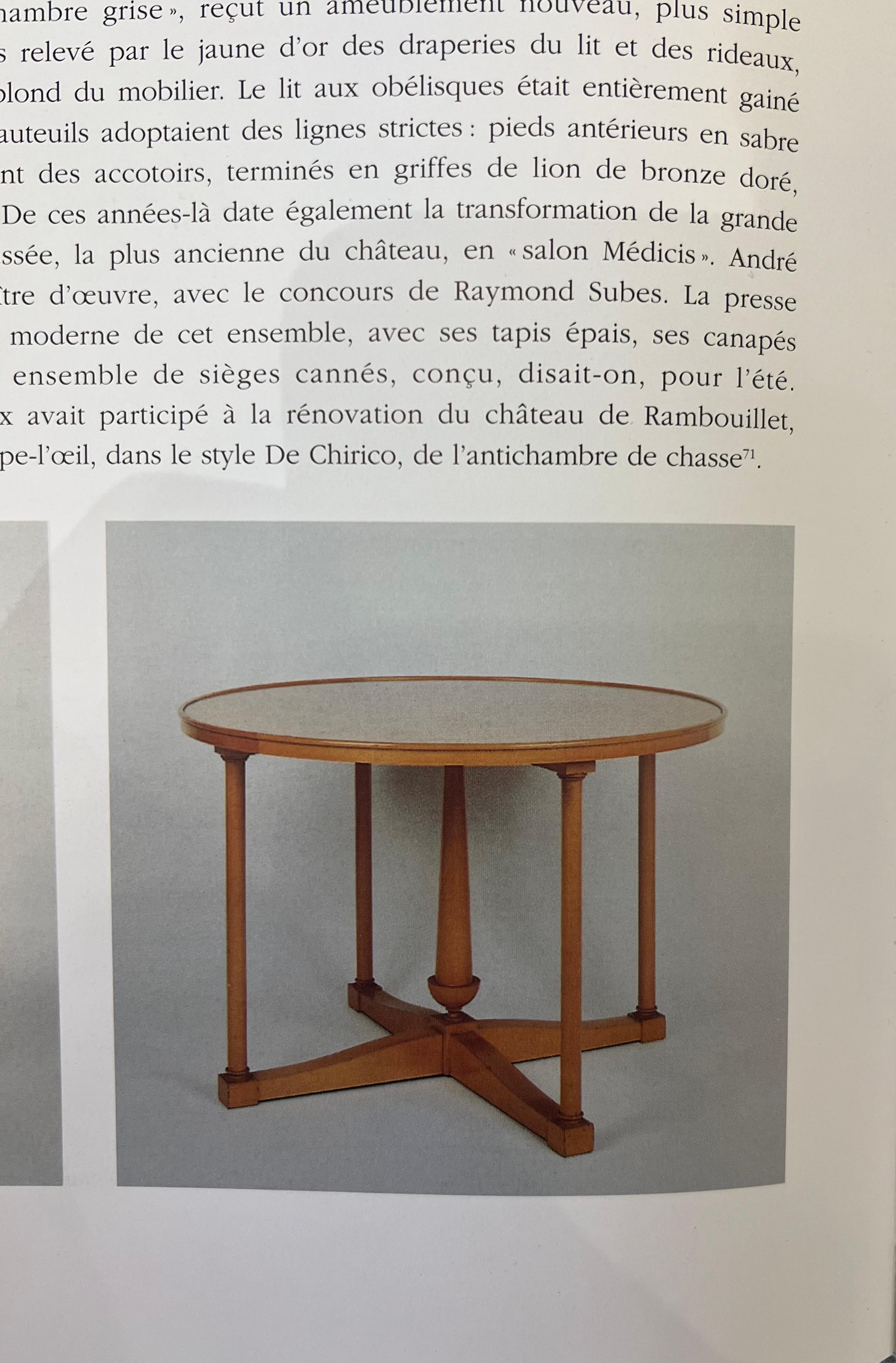 Mid-Century Sycamore Wood Coffee Table by André Arbus en vente 2