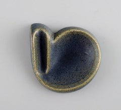 Syco, Sweden, Three Small Bowls in Glazed Stoneware, Mid-20th C