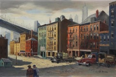 „Lower Manhattan“ Amerikanische Szene Sozialrealismus WPA-Ära Mitte des 20. Jahrhunderts Moderne