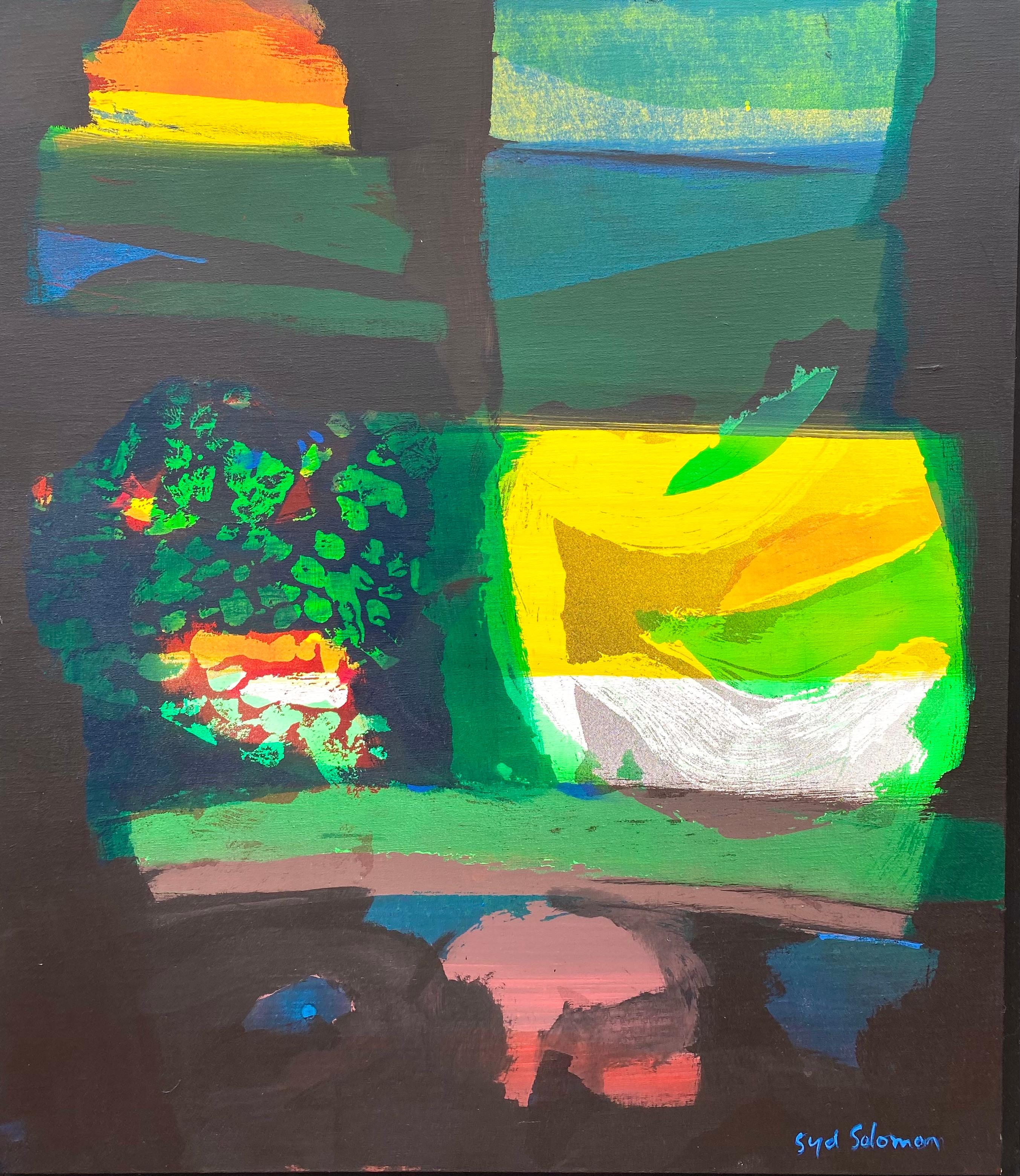 Abstract Painting di Syd Solomon - "Multishore"