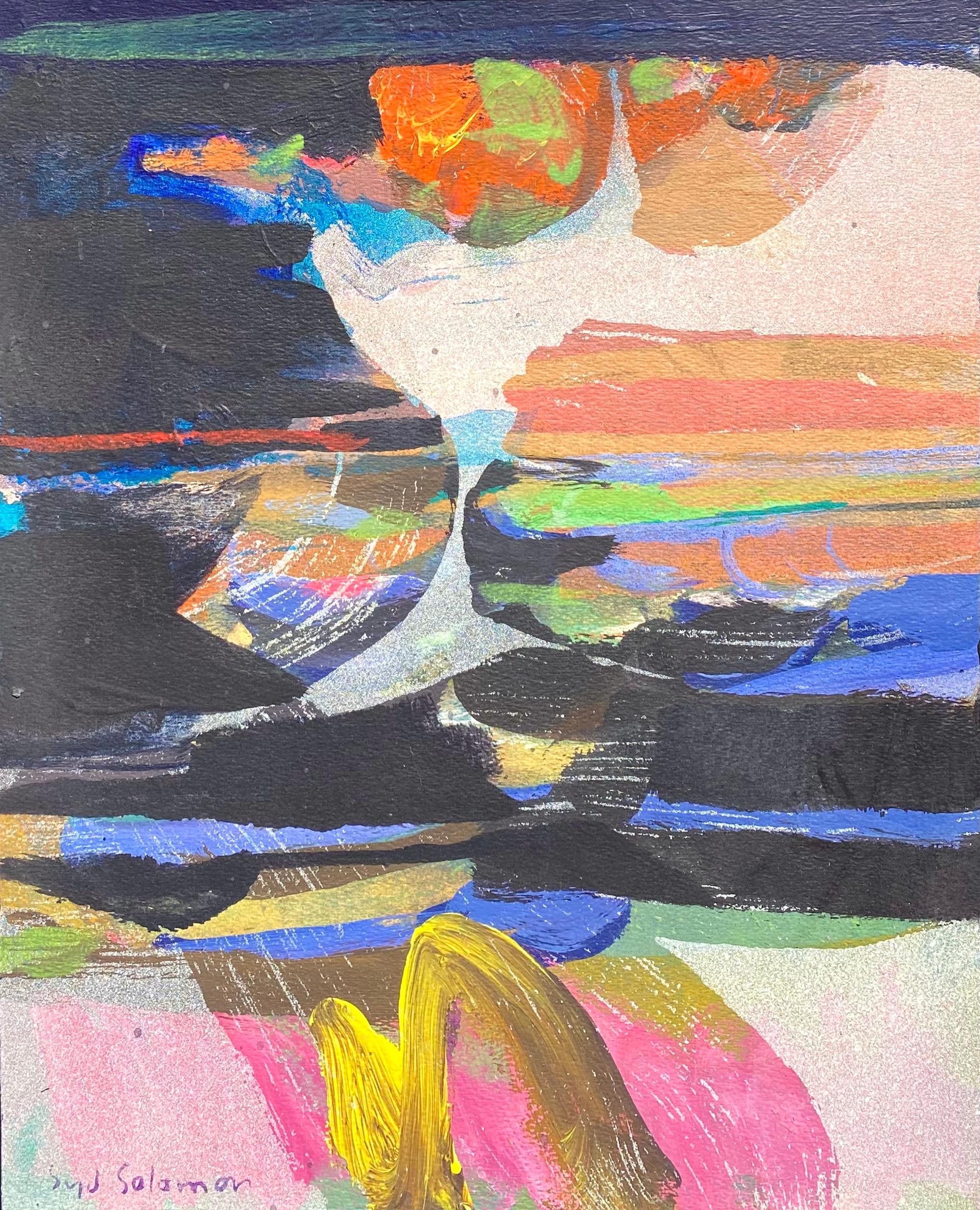 Abstract Painting de Syd Solomon - "Stratawind"