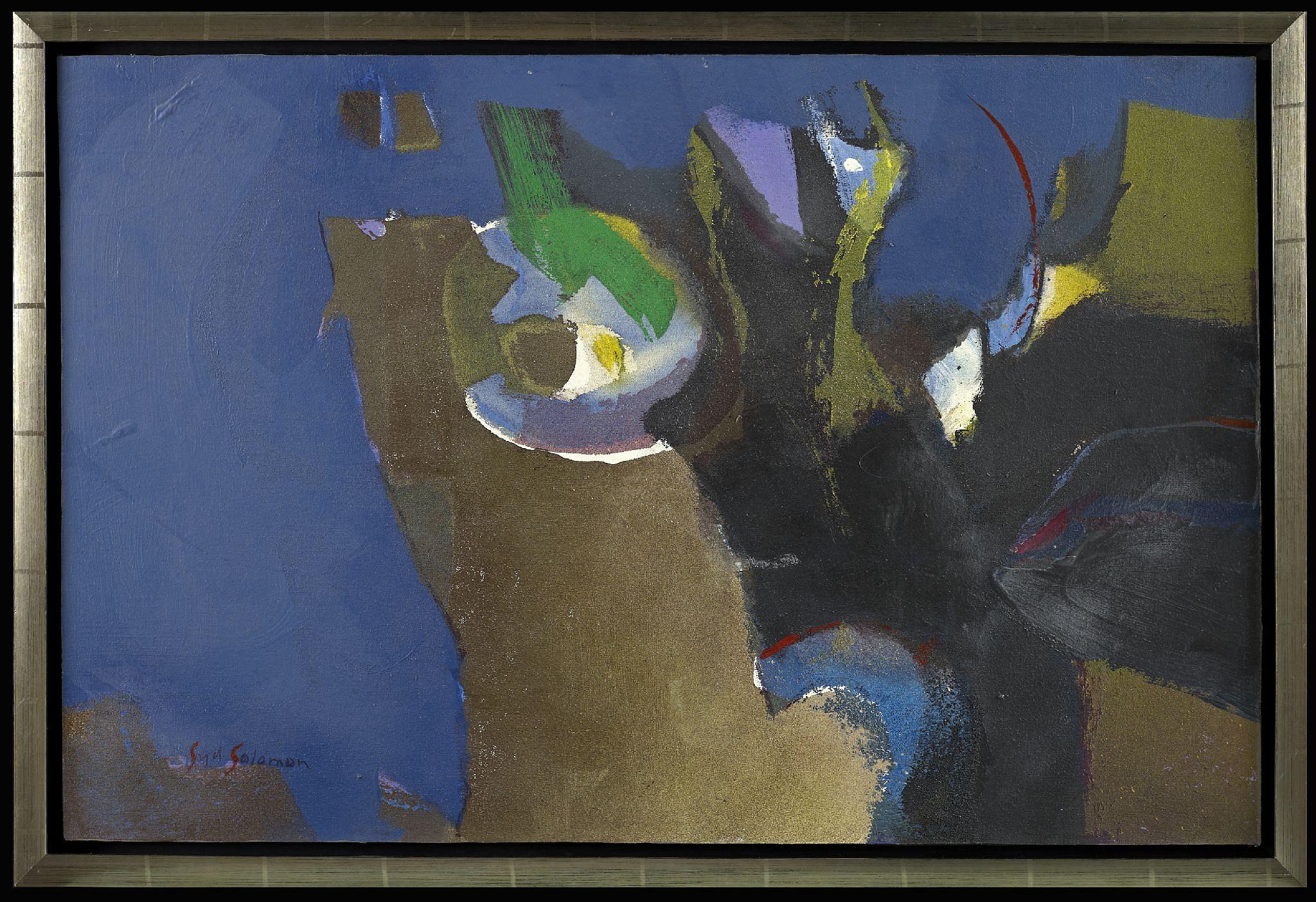 Syd Solomon Abstract Painting - Venice Mark