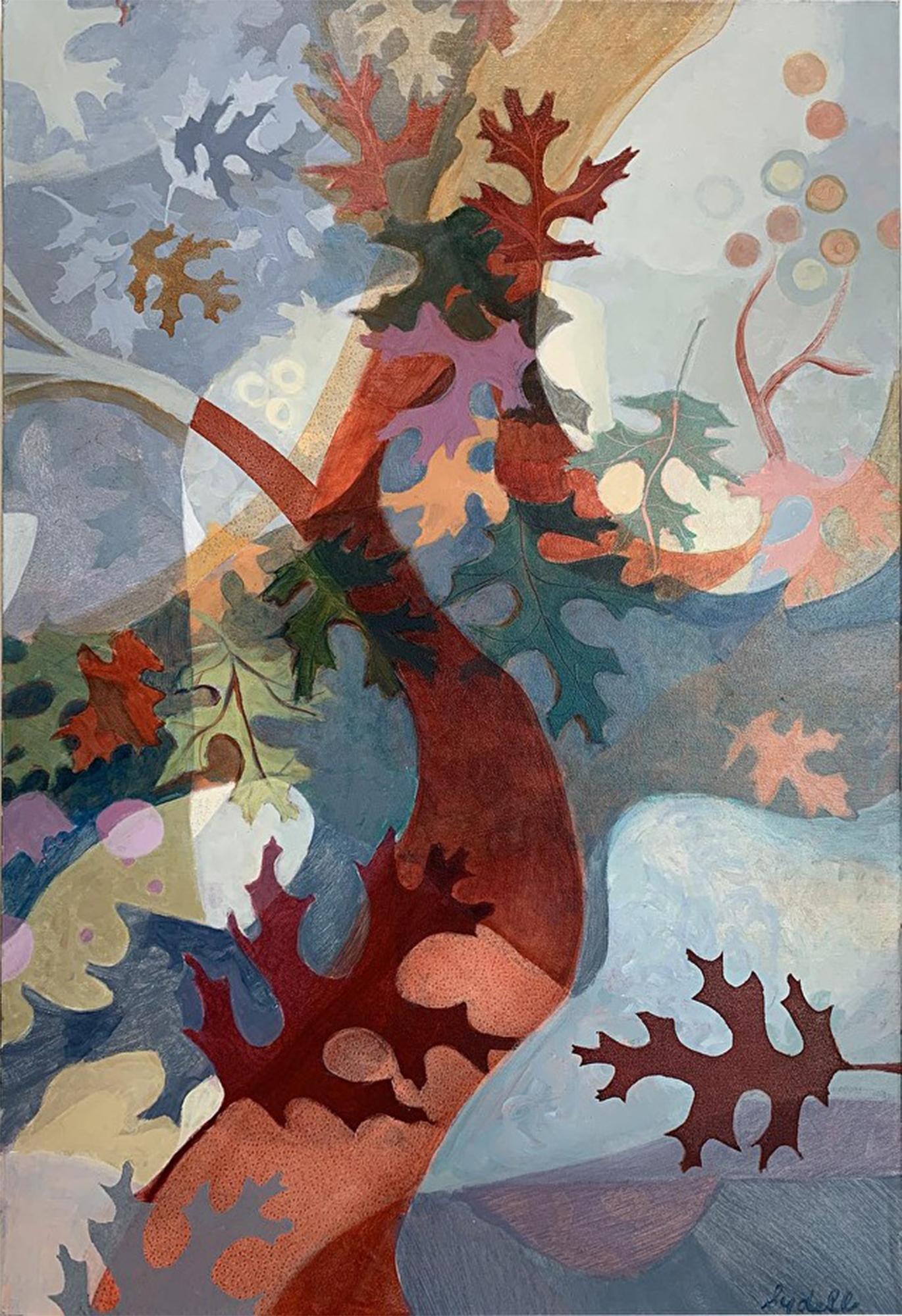 Drifting Into Fall – Sydell Lewis – Abstraktes Gemälde
