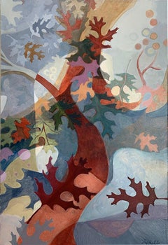 Alla deriva verso l'autunno - Sydell Lewis - Pittura astratta