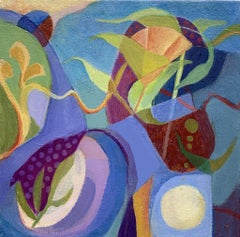 On A Walk - Sydell Lewis - Abstract Painting