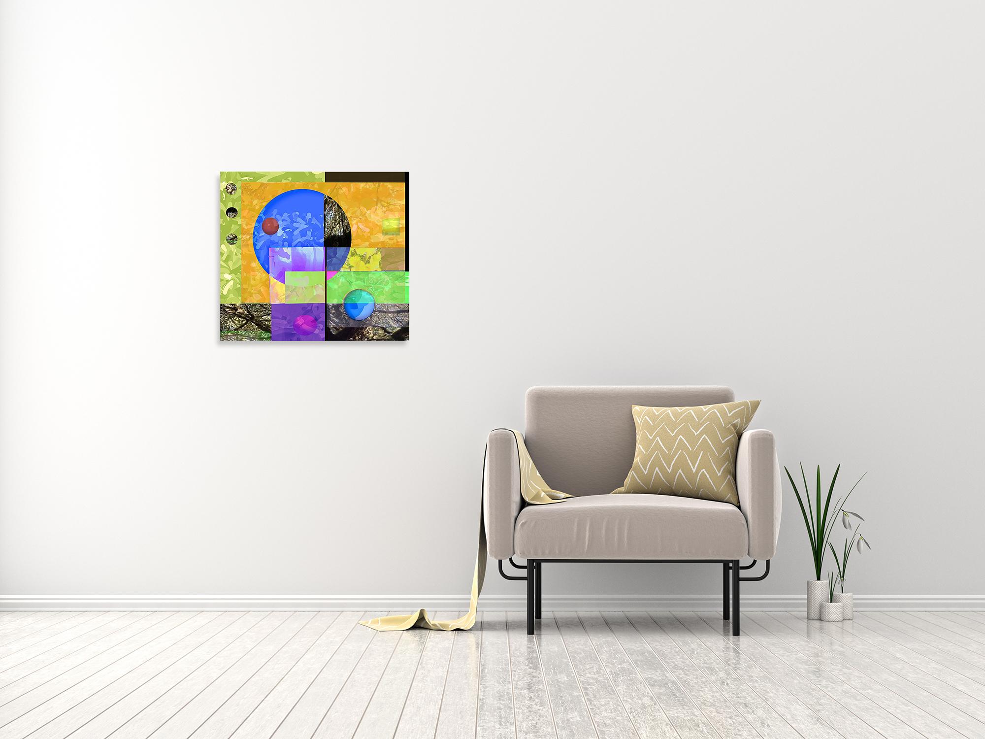 Blue Moon and Forest - Sydell Lewis - Digital Pigment Prints For Sale 1