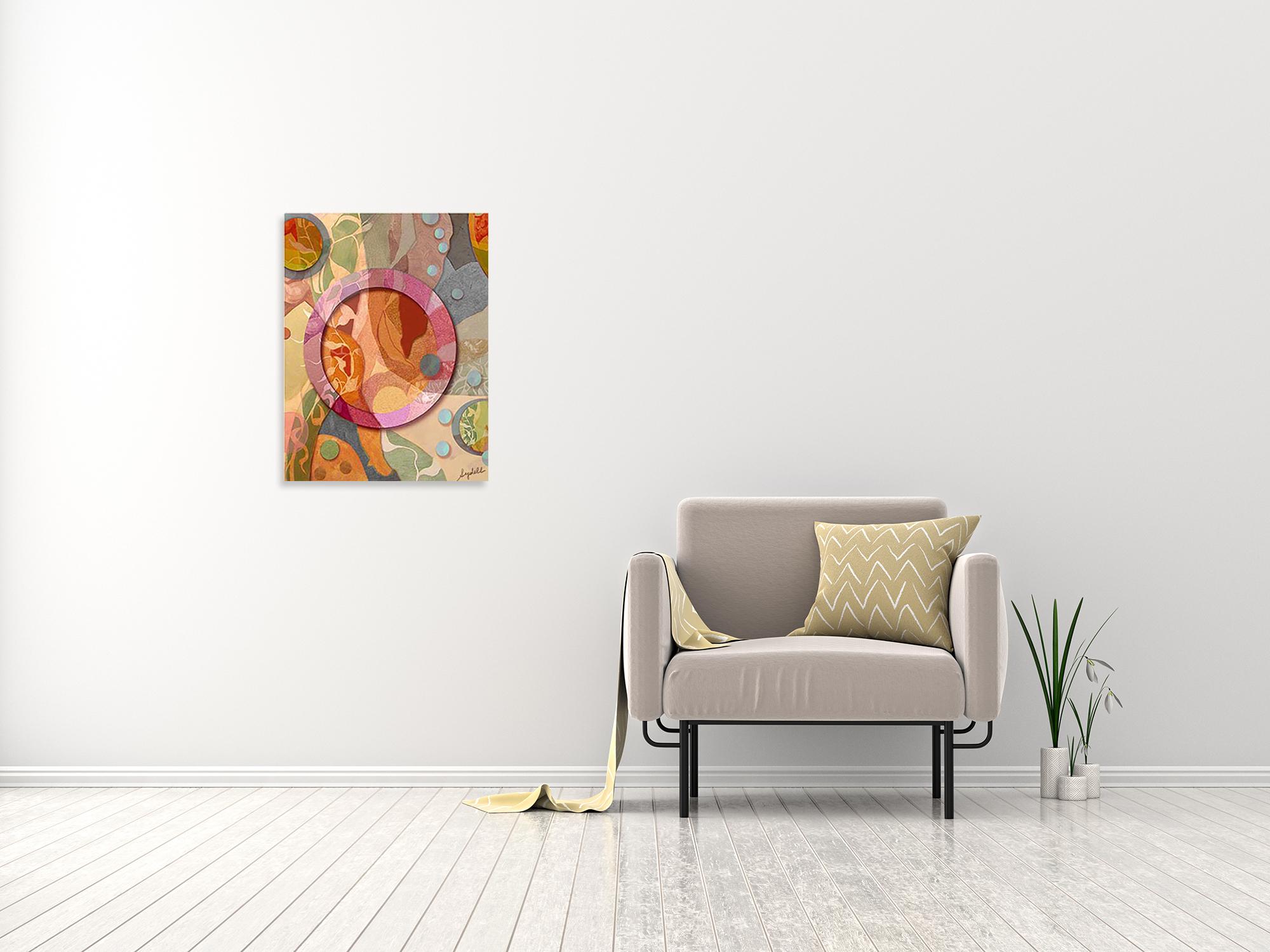 Pink is The Key - Sydell Lewis - Digital Pigment Prints For Sale 1