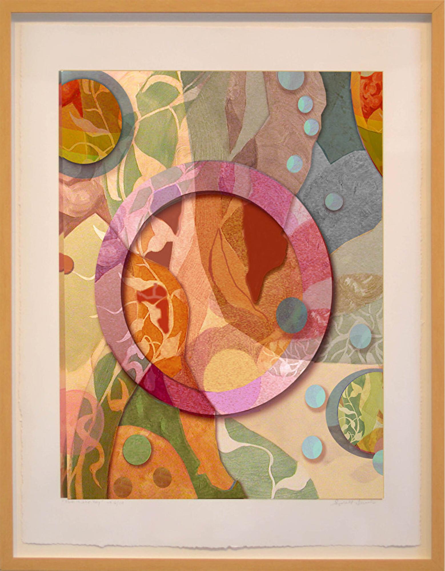Pink is The Key - Sydell Lewis - Digital Pigment Prints For Sale 2